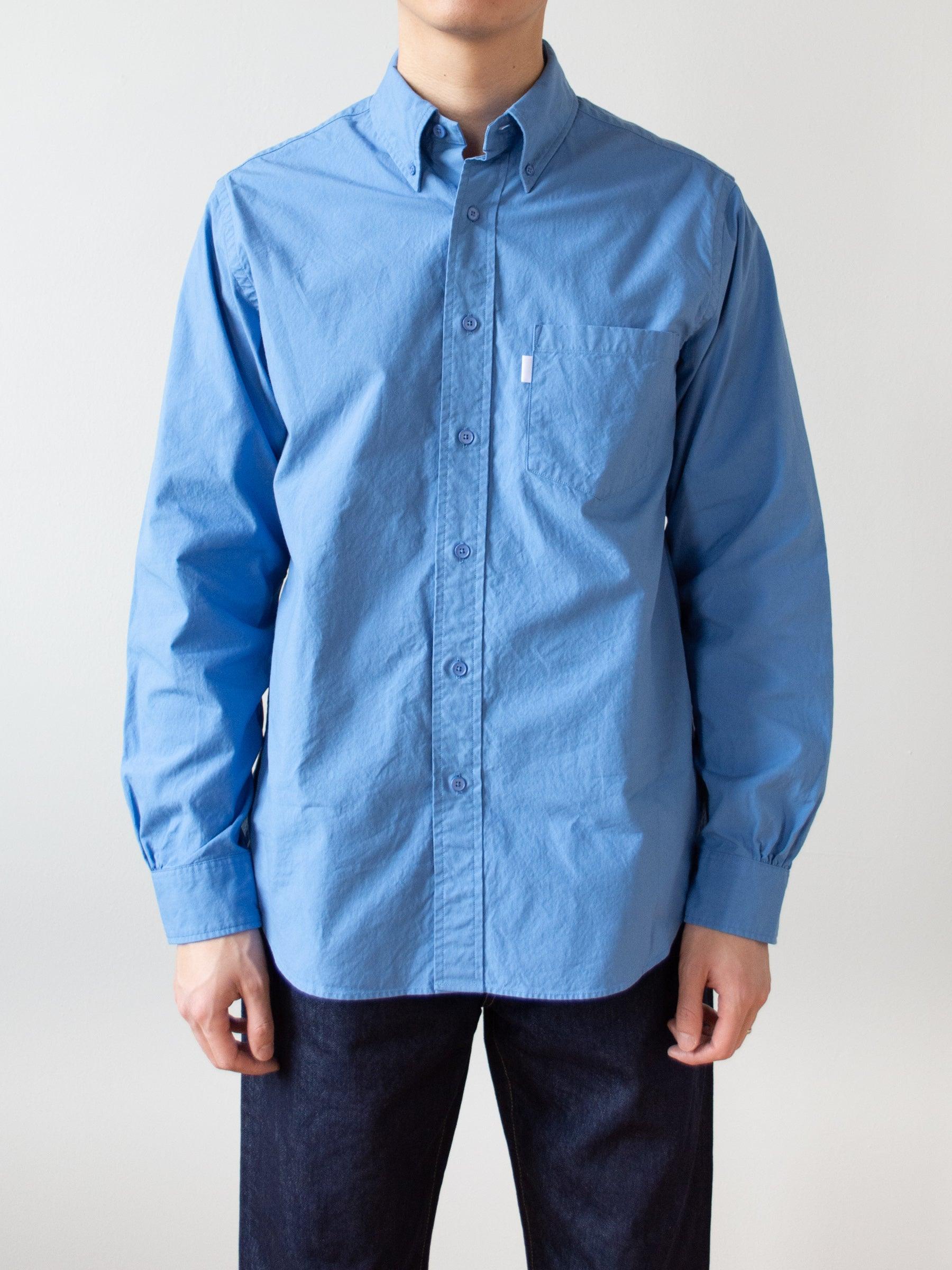 Namu Shop - S H Button Down Shirt - Blue