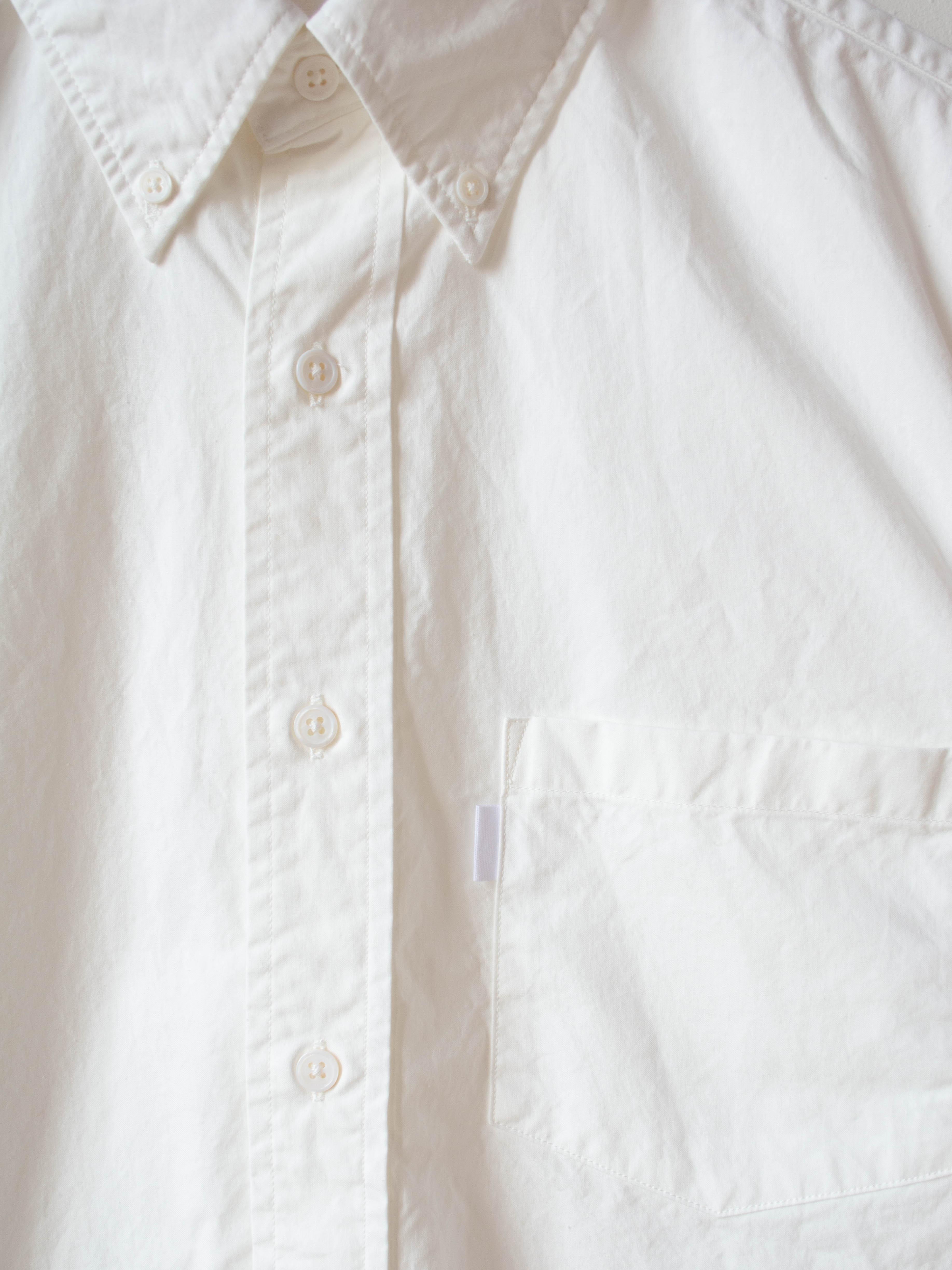Namu Shop - S H Button Down Shirt - White