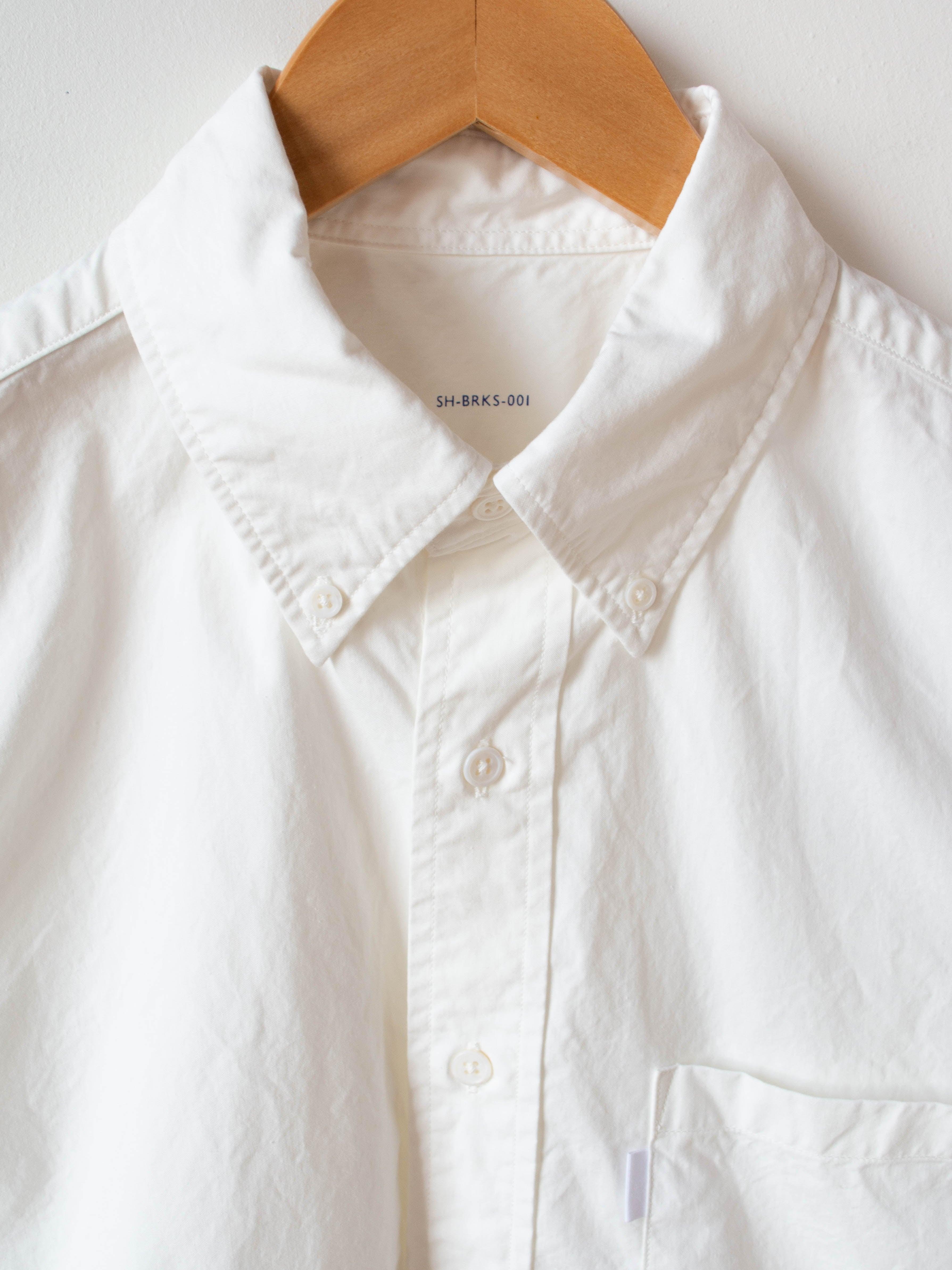 Namu Shop - S H Button Down Shirt - White