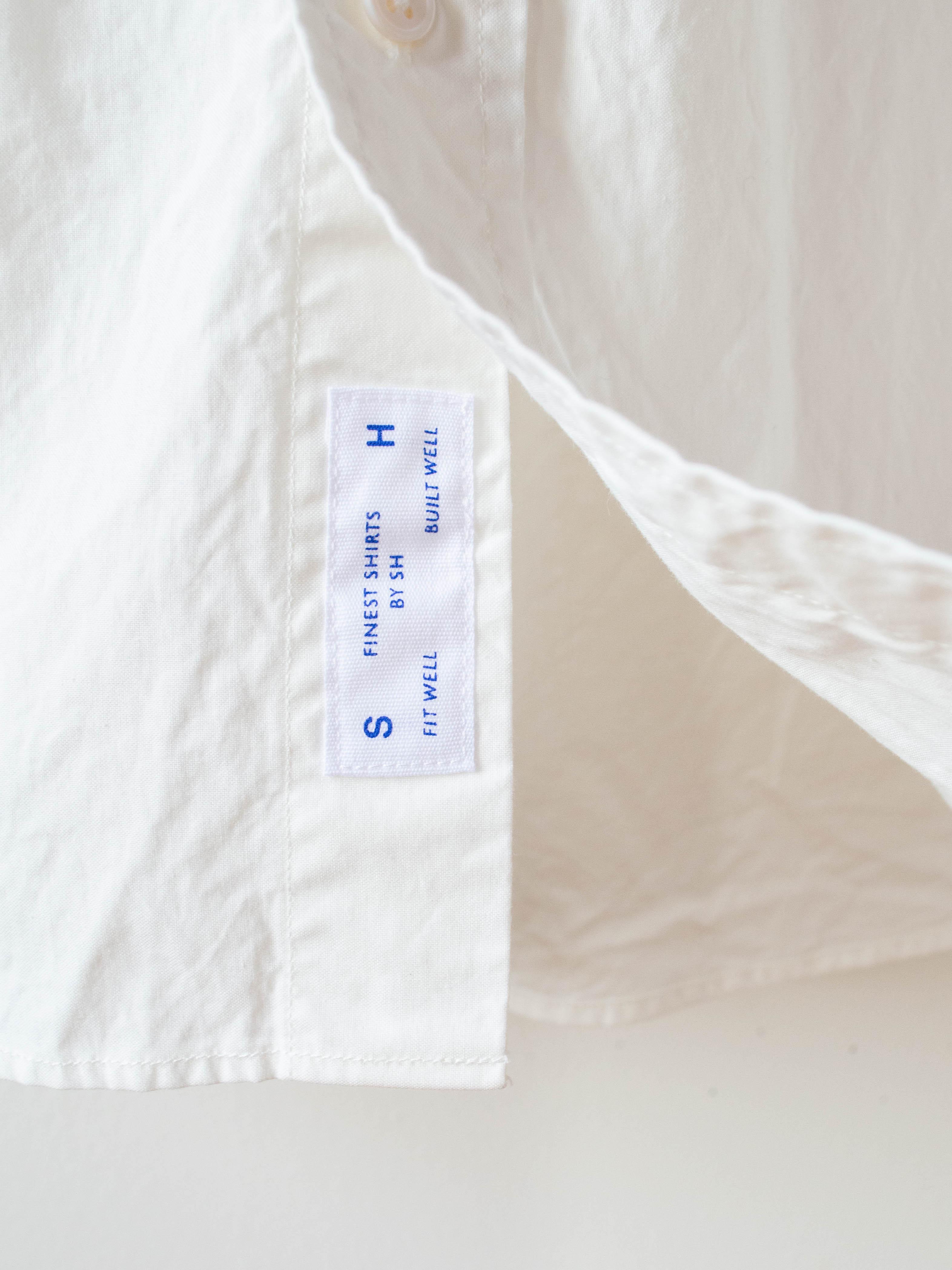 Namu Shop - S H Button Down Shirt - White