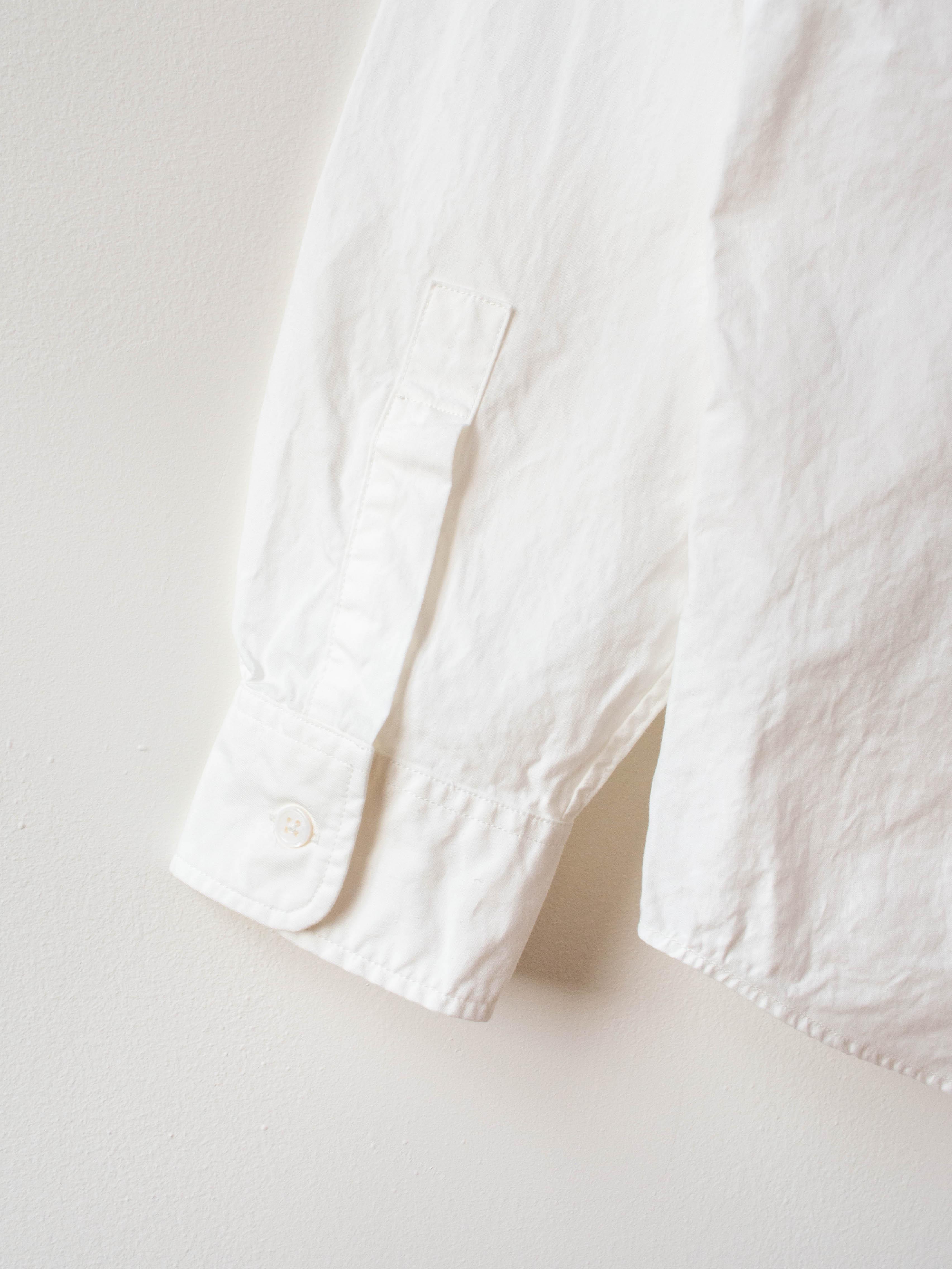 Namu Shop - S H Button Down Shirt - White
