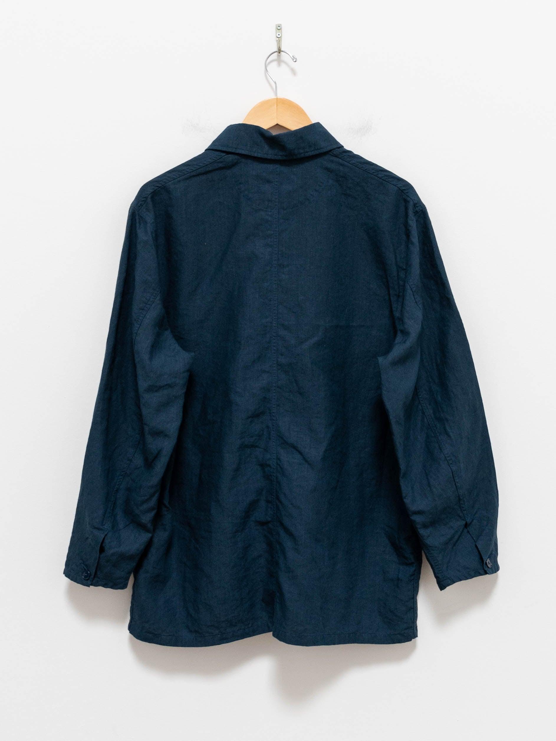 Namu Shop - S H Coverall Shirt - Linen Navy