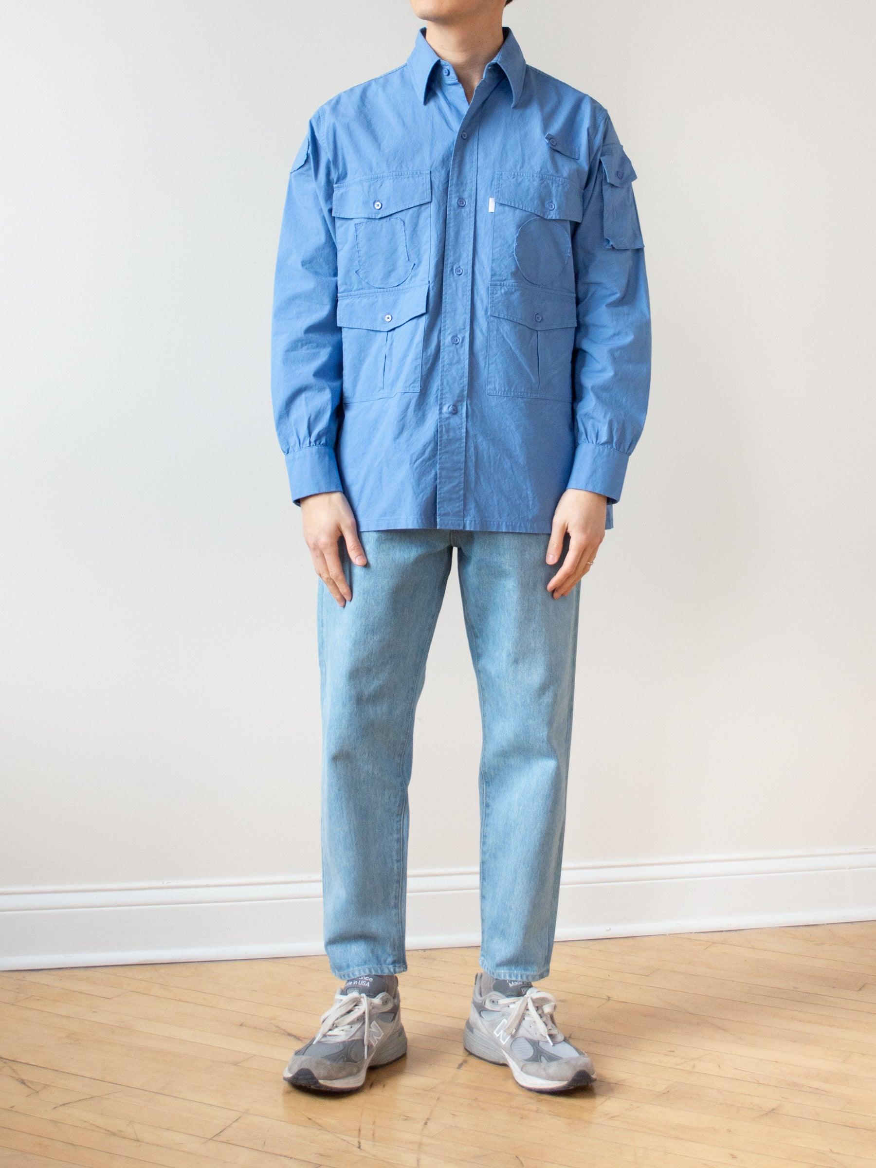Namu Shop - S H Fishing Shirt - Blue