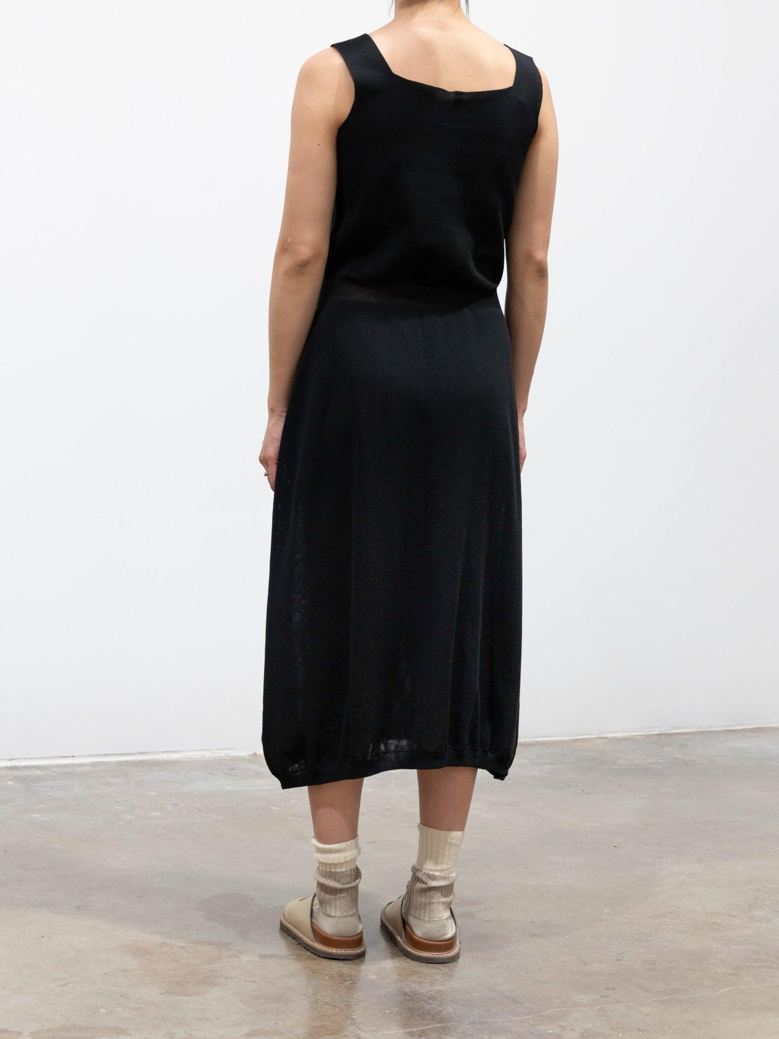 Namu Shop - Sara Lanzi Ballet Dress - Black Light Cotton Knit