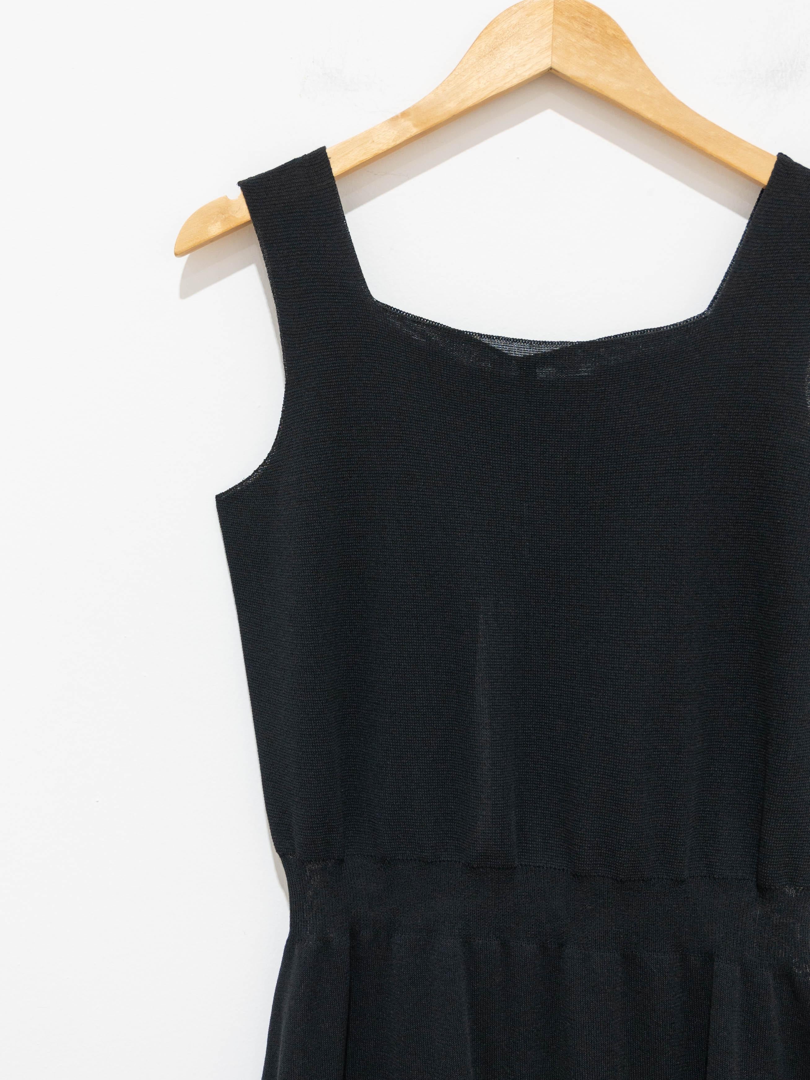 Namu Shop - Sara Lanzi Ballet Dress - Black Light Cotton Knit