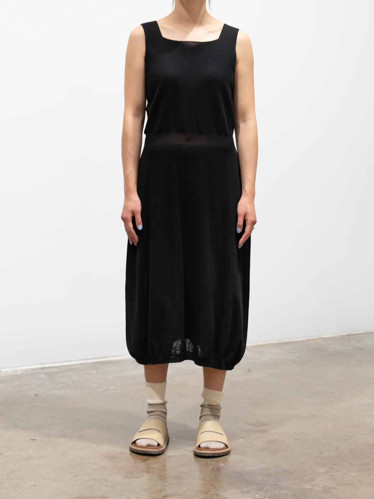 Namu Shop - Sara Lanzi Ballet Dress - Black Light Cotton Knit