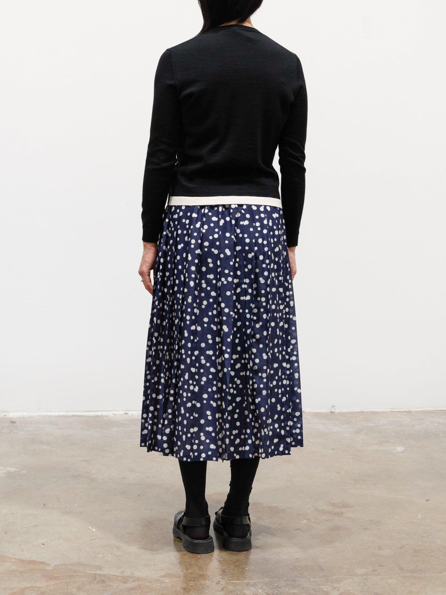Namu Shop - Sara Lanzi Round Neck Cardigan - Black