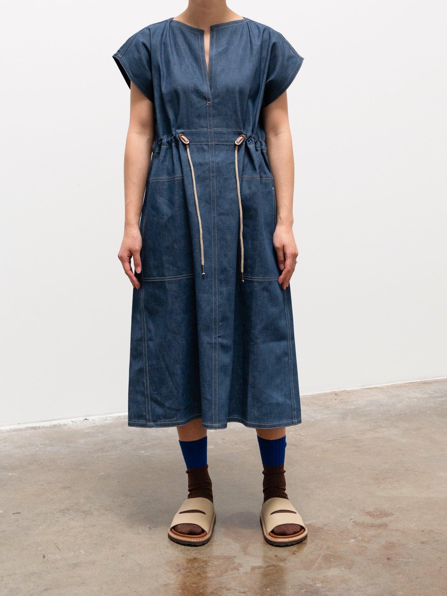 Namu Shop - Sofie D'Hoore Darling Denim Dress - North Sea