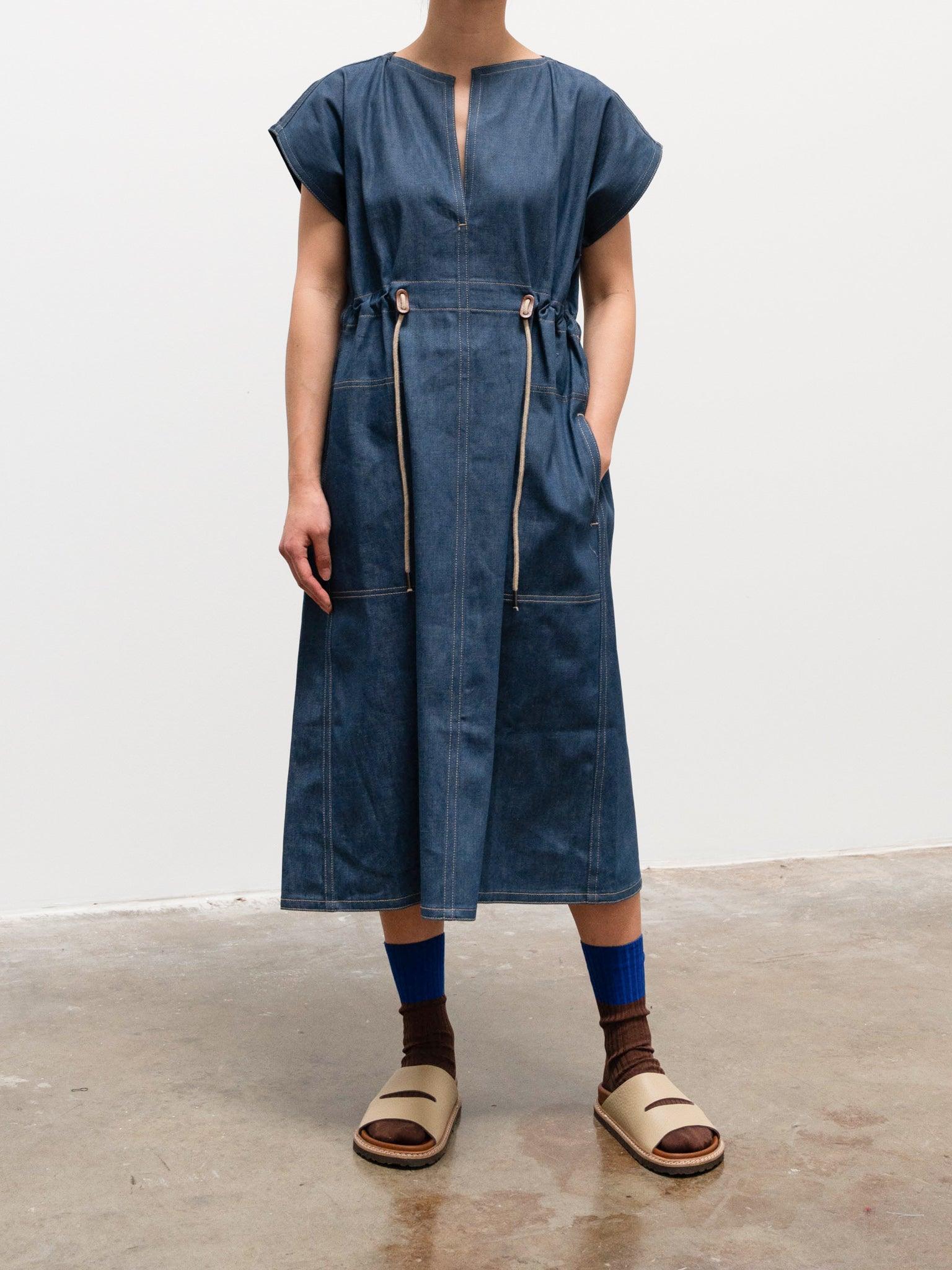 Namu Shop - Sofie D'Hoore Darling Denim Dress - North Sea