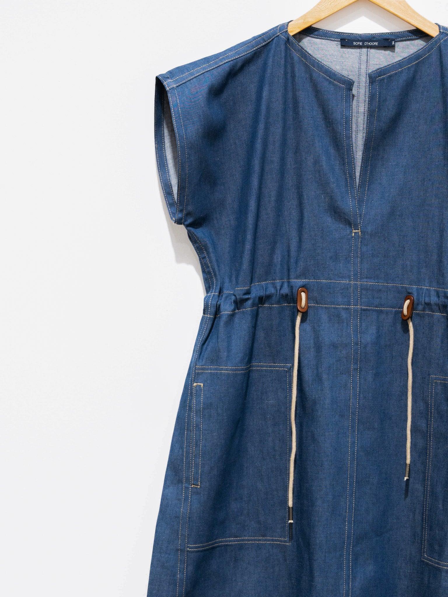 Namu Shop - Sofie D'Hoore Darling Denim Dress - North Sea