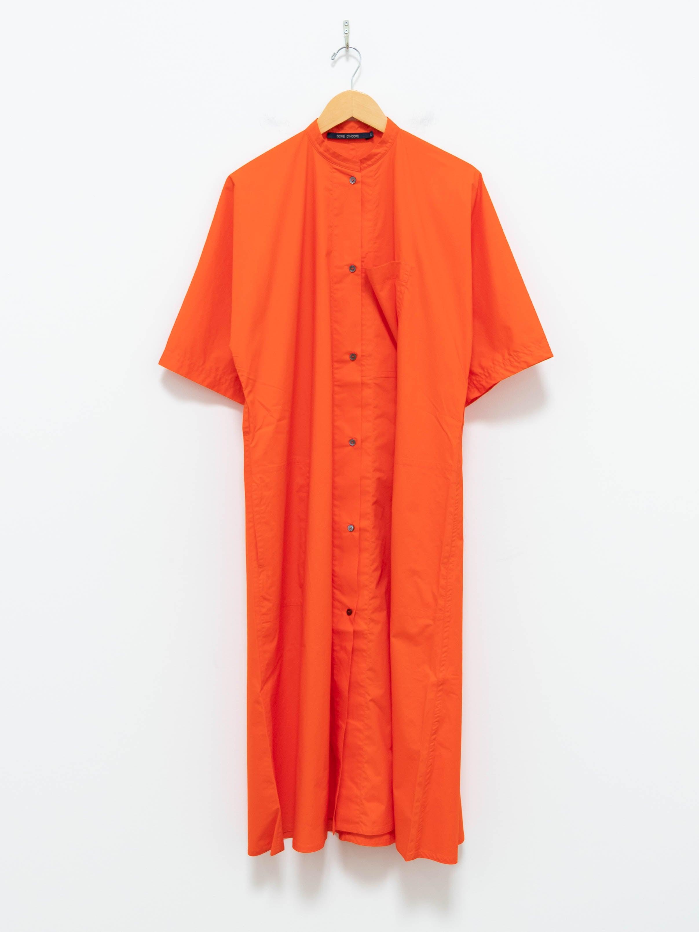Namu Shop - Sofie D'Hoore Dessert Poplin Dress - Tomato