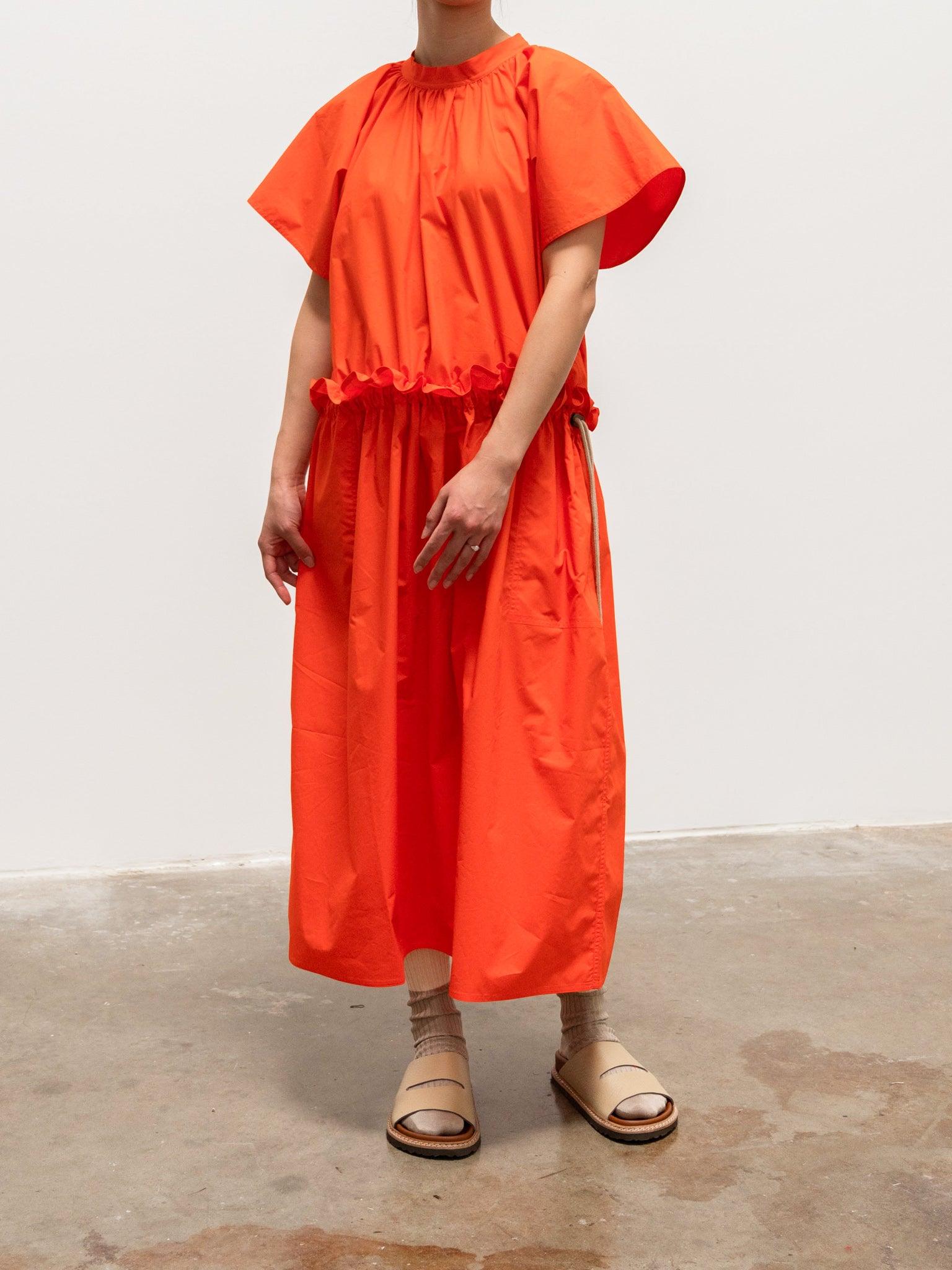 Namu Shop - Sofie D'Hoore Dhole Ruffle Dress - Tomato