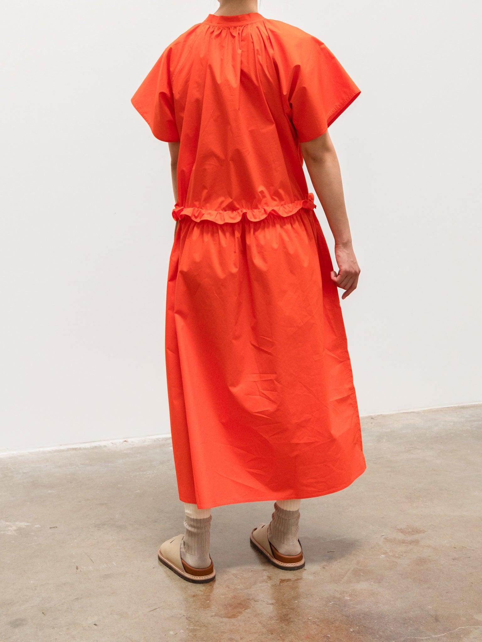 Namu Shop - Sofie D'Hoore Dhole Ruffle Dress - Tomato
