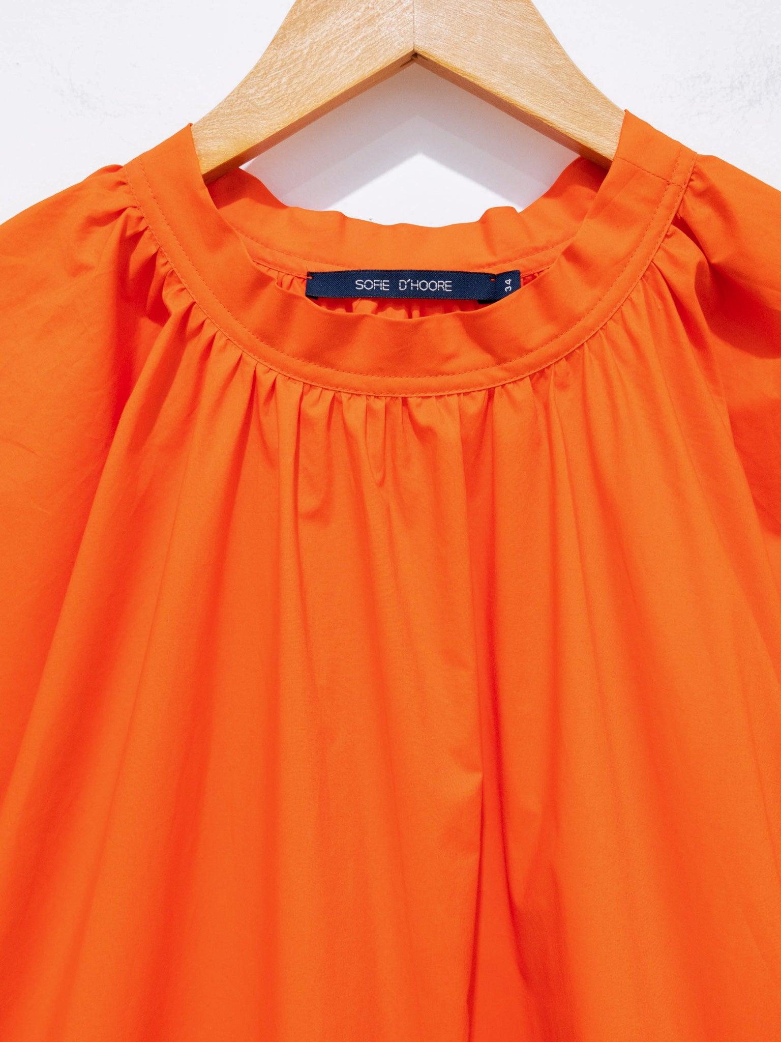 Namu Shop - Sofie D'Hoore Dhole Ruffle Dress - Tomato