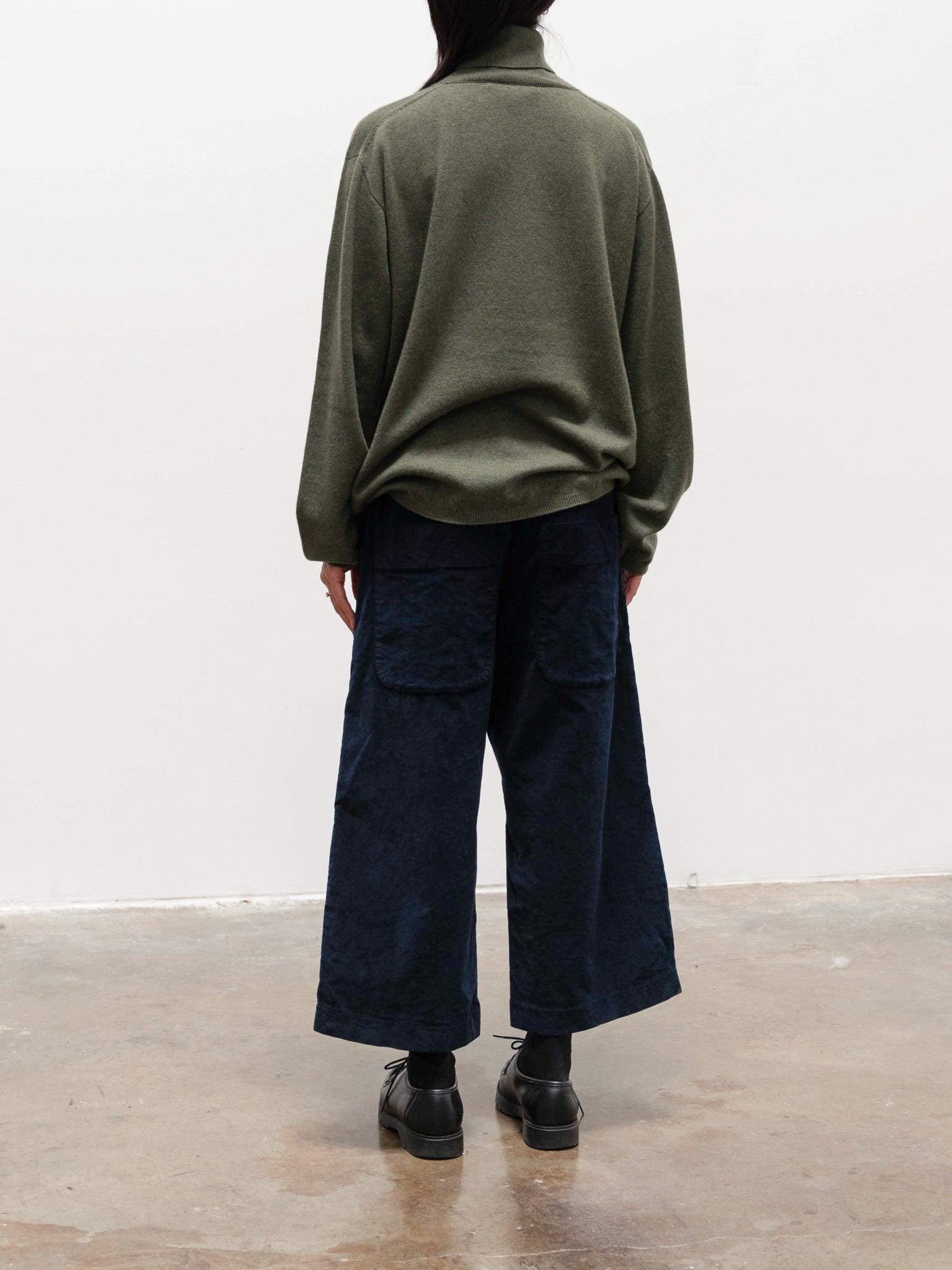 Namu Shop - Sofie D'Hoore Mambo High Neck Sweater - Military