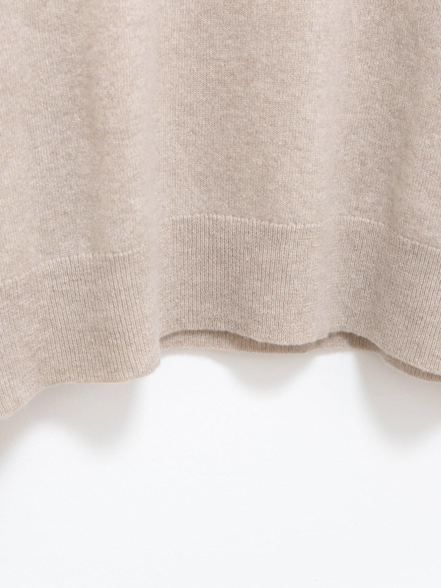 Namu Shop - Sofie D'Hoore Merril Cashmere Crop Knit - Oatmeal