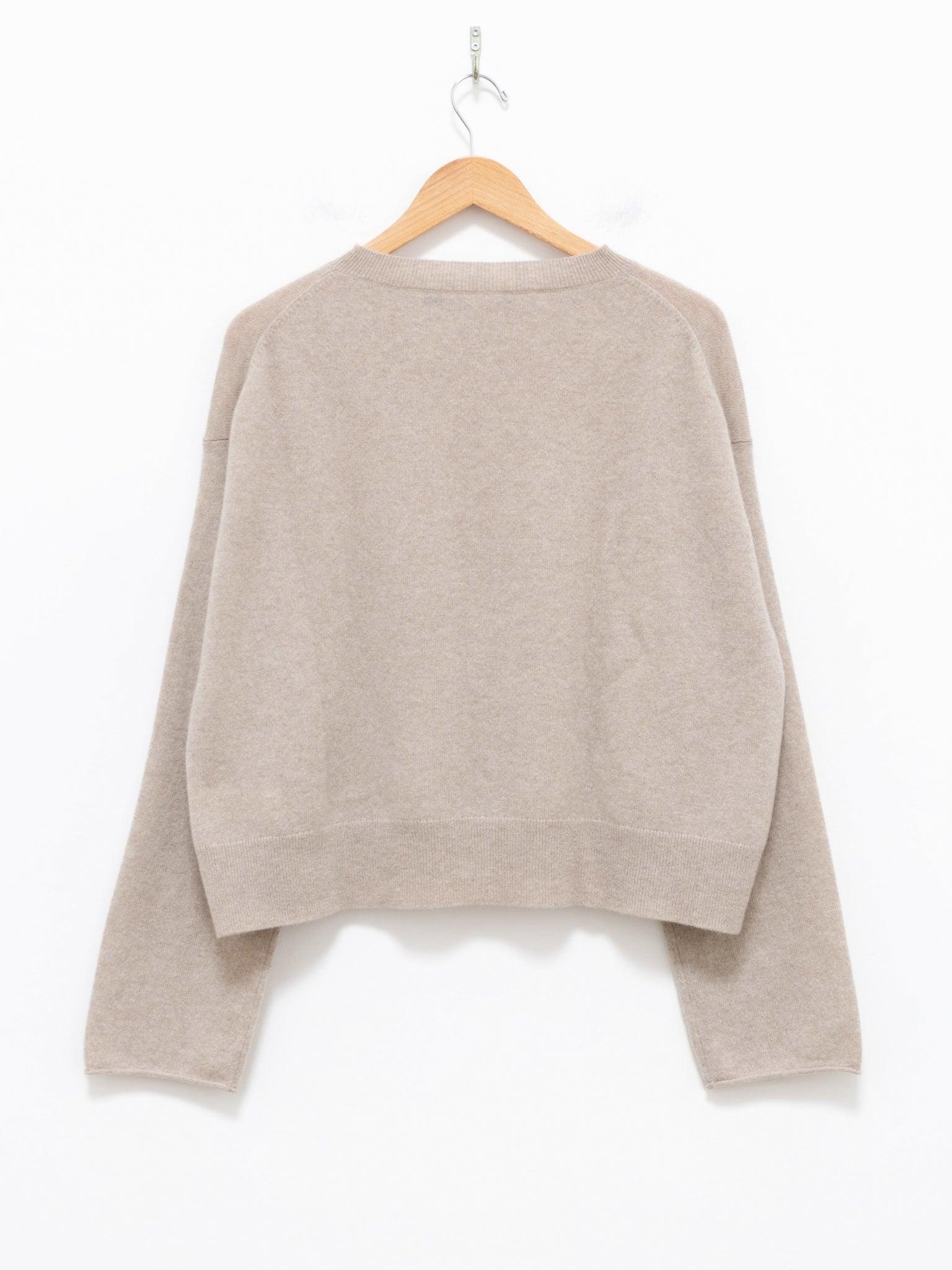 Namu Shop - Sofie D'Hoore Merril Cashmere Crop Knit - Oatmeal
