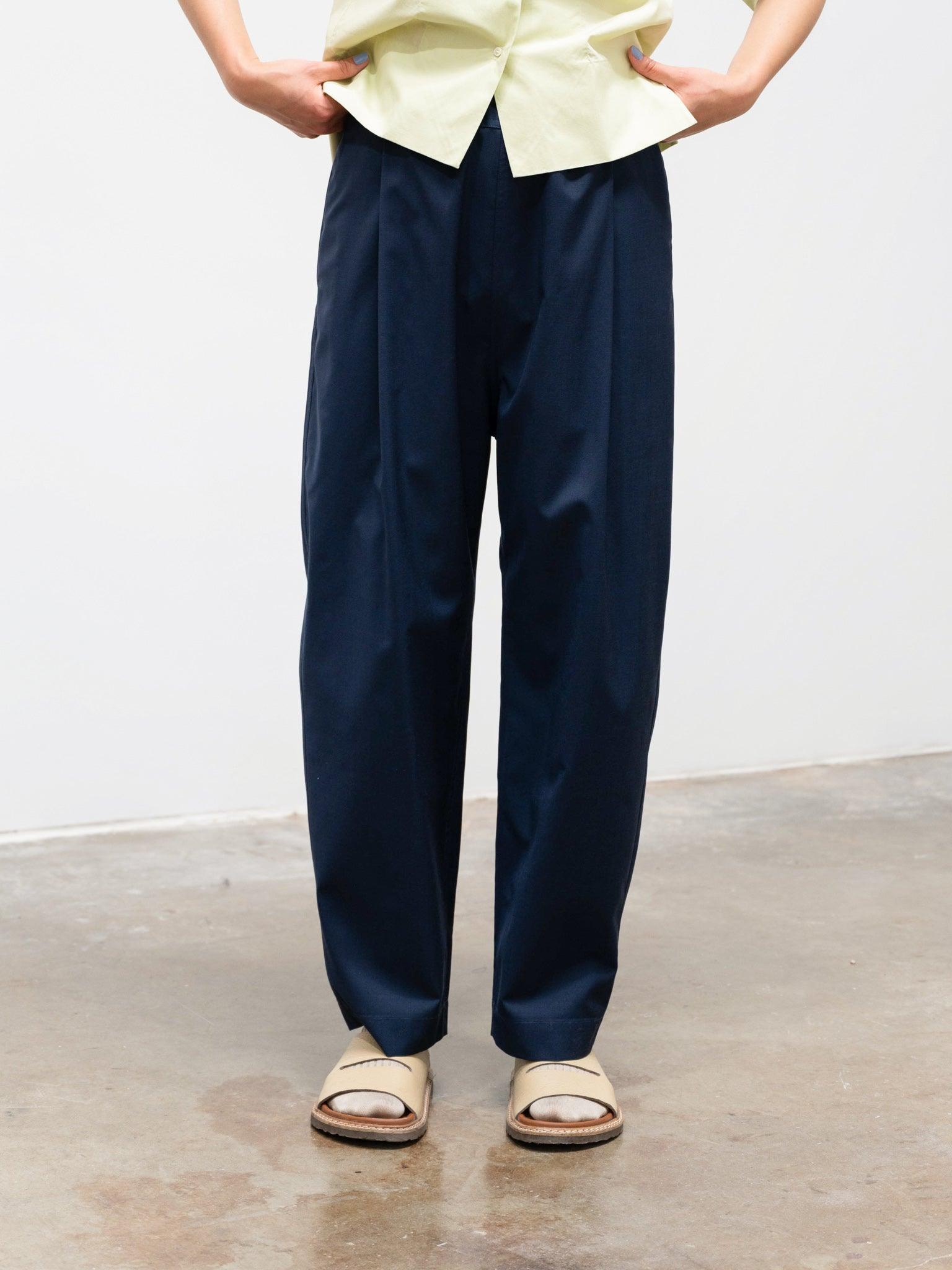 Namu Shop - Sofie D'Hoore Patience Light Wool Trousers - Navy