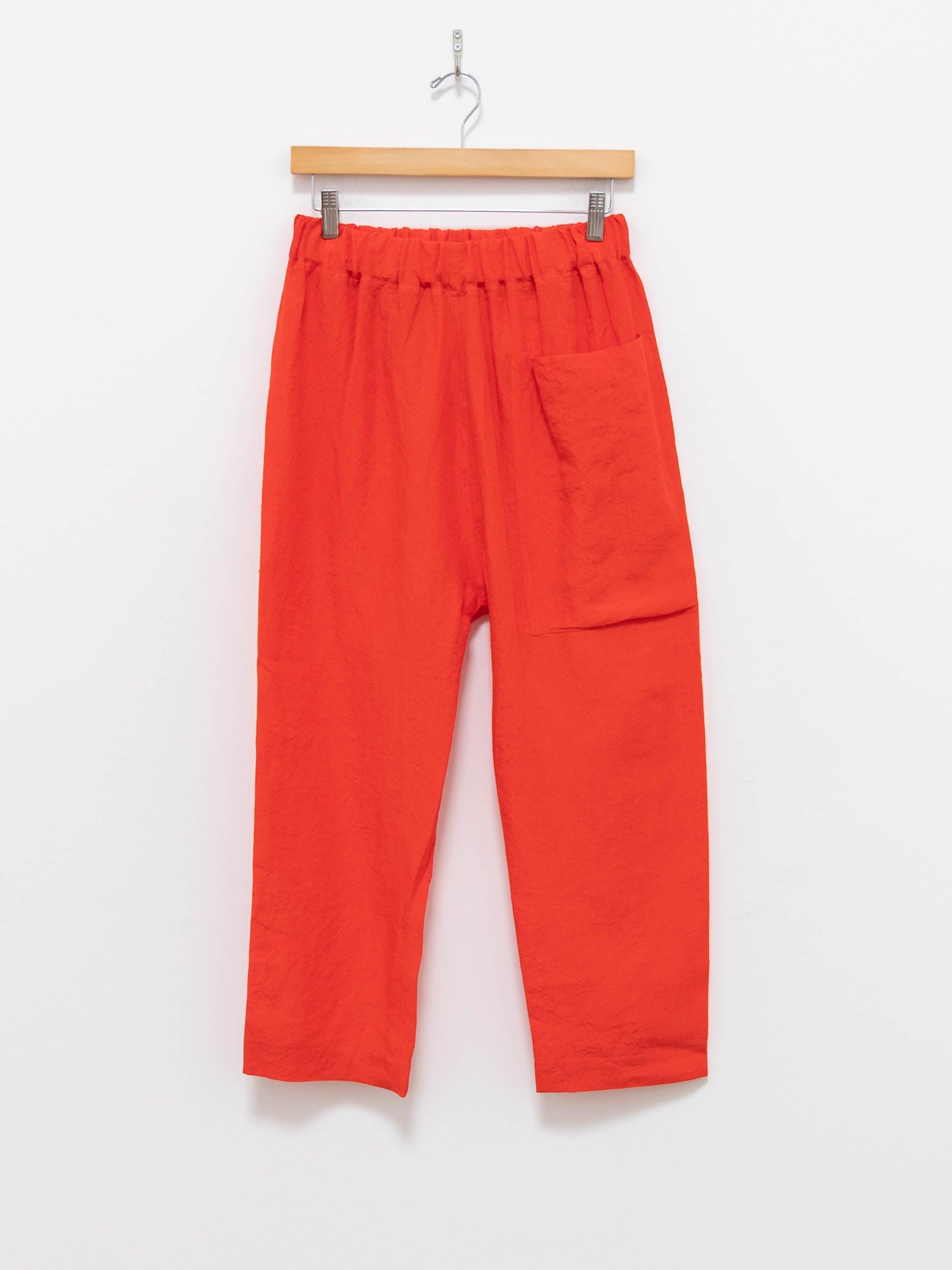 Namu Shop - Sofie D'Hoore Punch Linen Trousers - Red Pepper