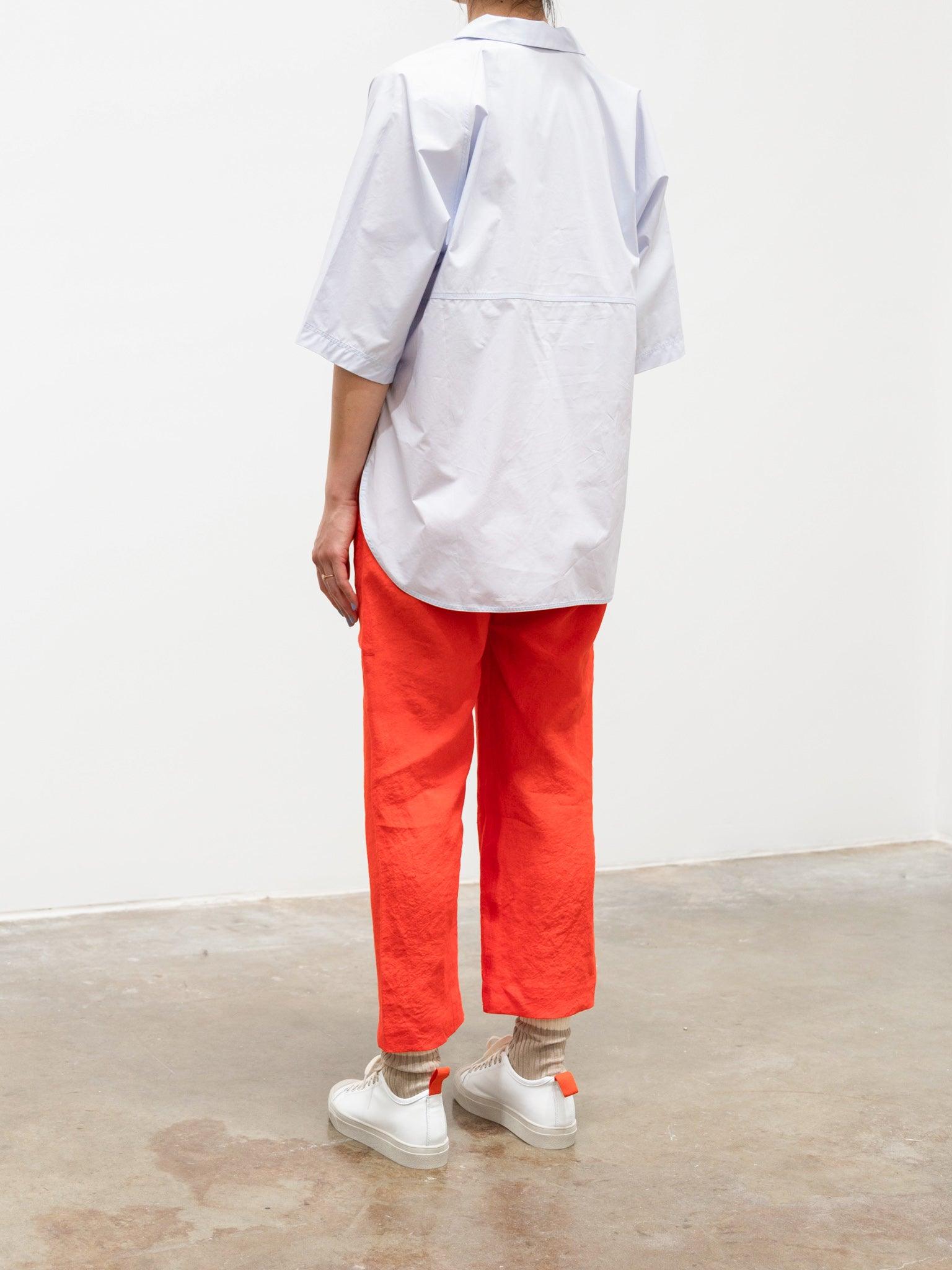 Namu Shop - Sofie D'Hoore Punch Linen Trousers - Red Pepper