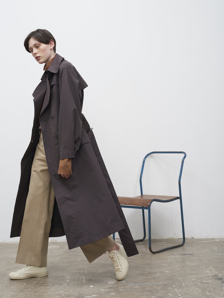 Namu Shop - Studio Nicholson Angstrom Rain Coat - Dark Brown