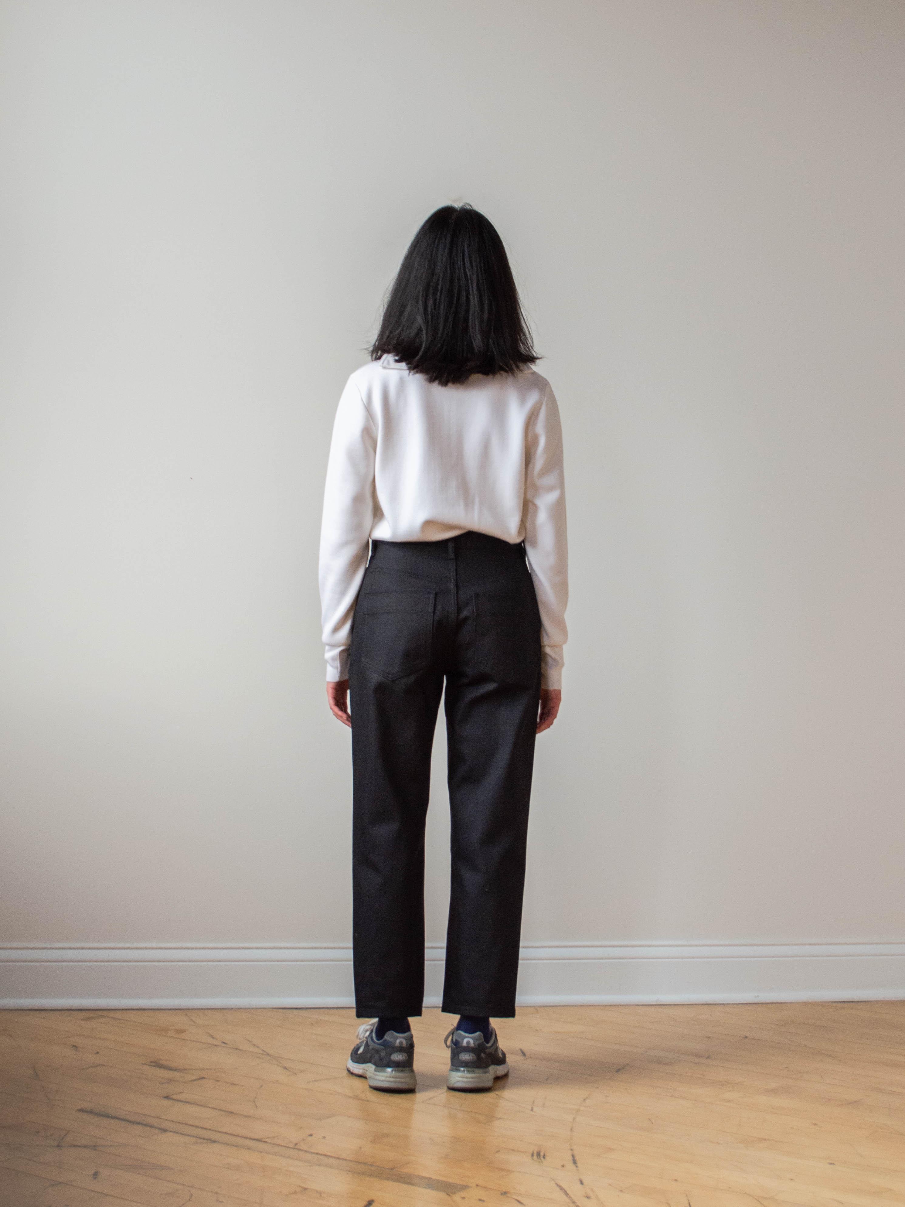 Namu Shop - Studio Nicholson Auguste Merino Silk Cashmere Zip Up Knit - Milk