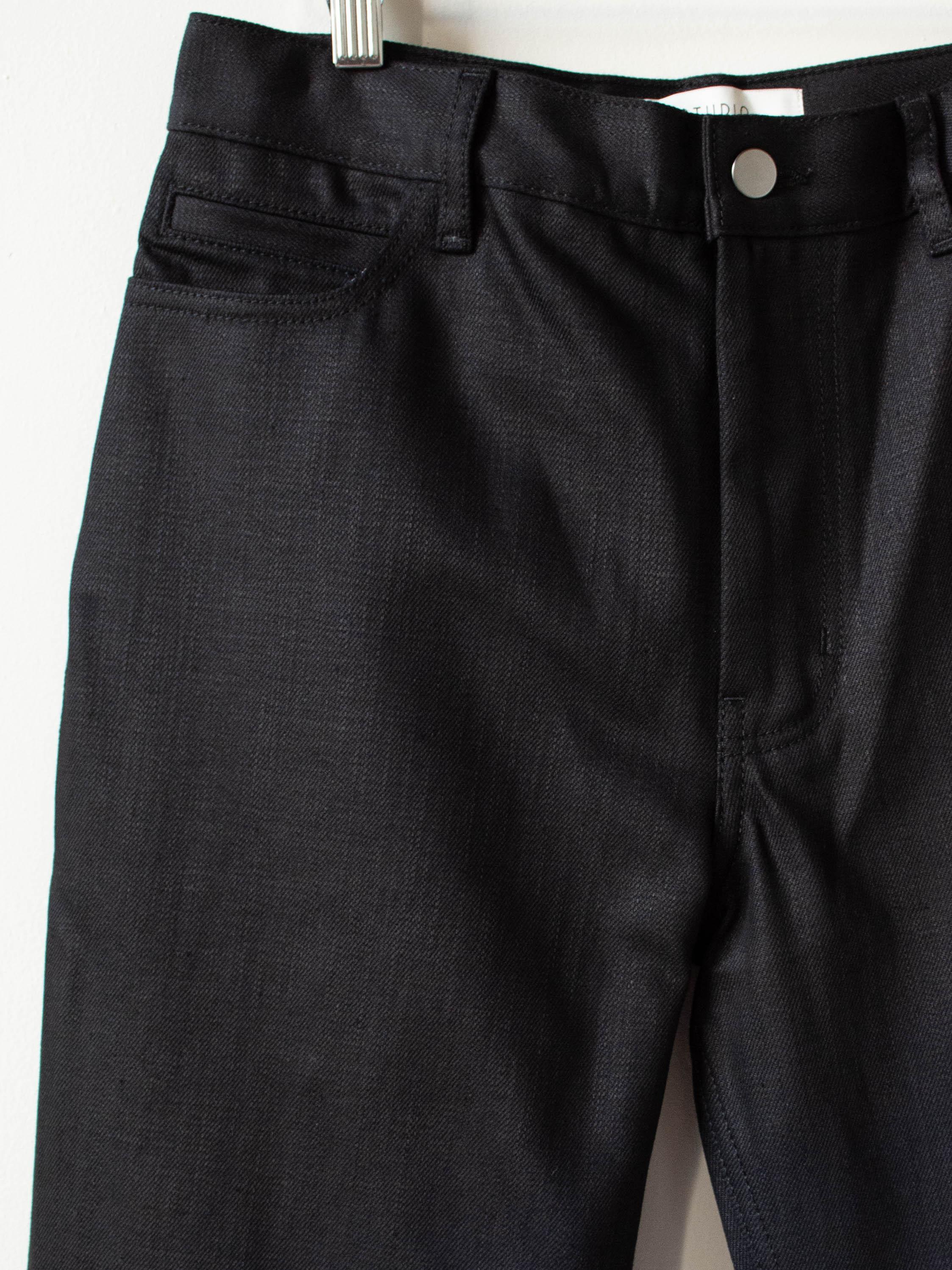 Namu Shop - Studio Nicholson Avanti Selvedge Denim - Black