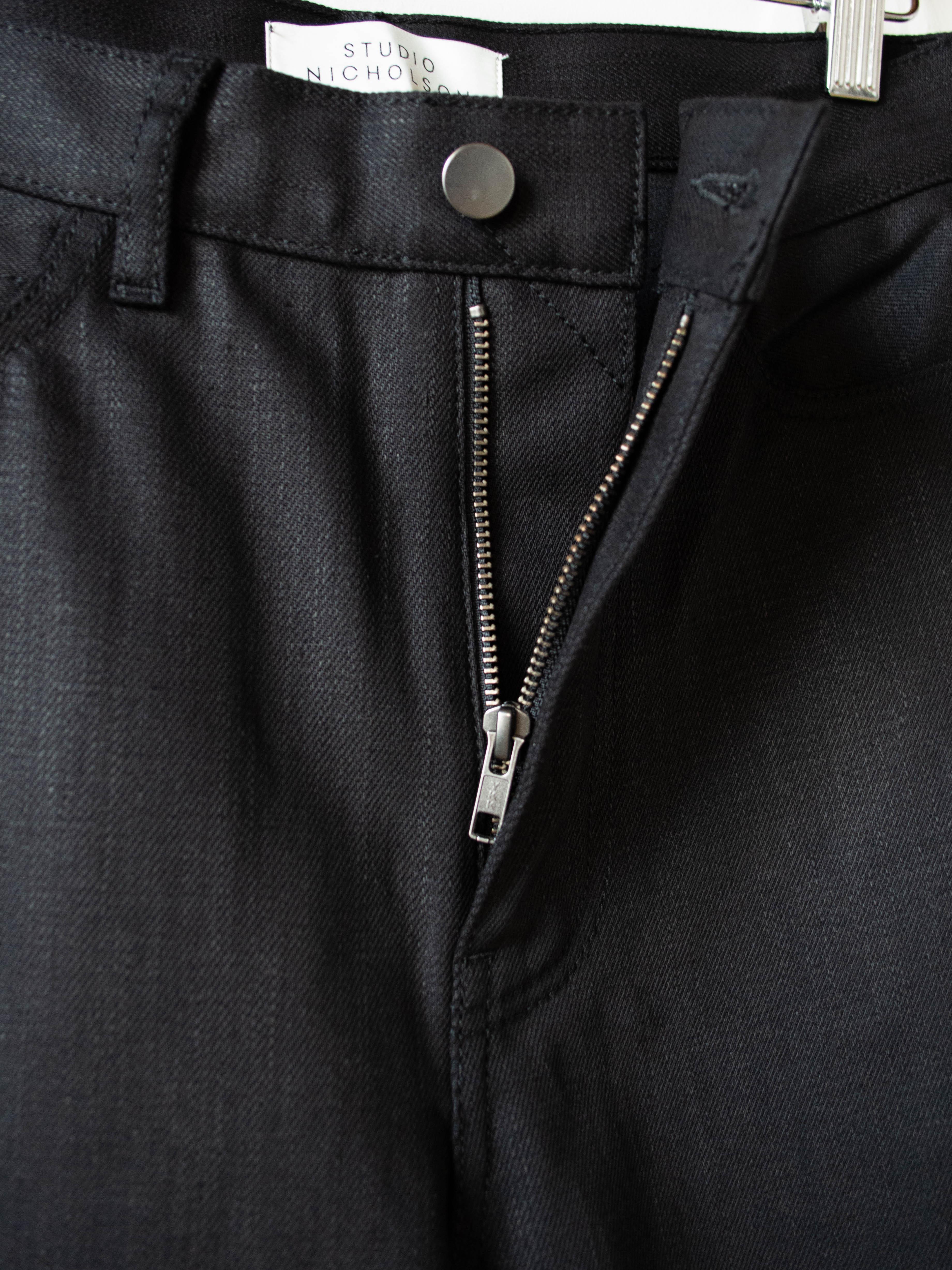 Namu Shop - Studio Nicholson Avanti Selvedge Denim - Black