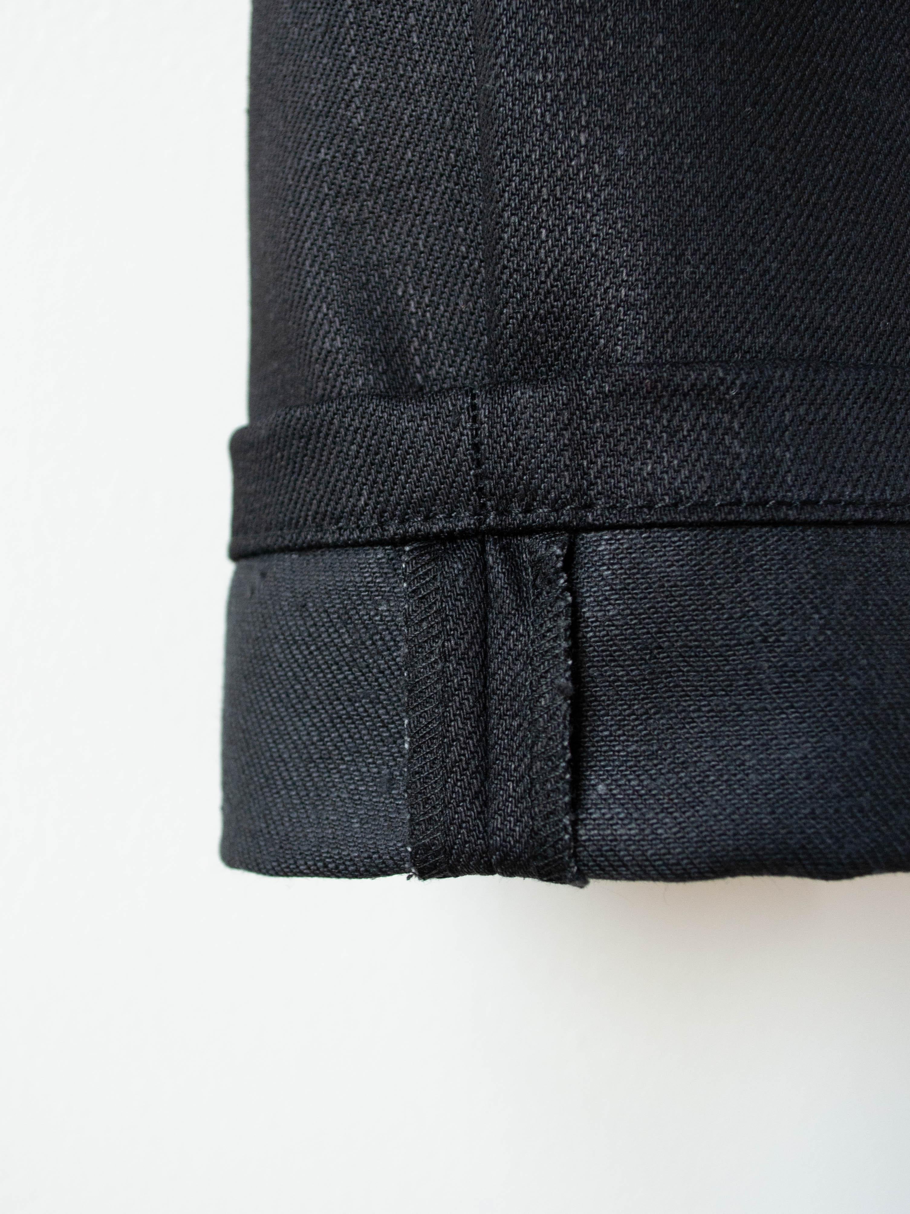 Namu Shop - Studio Nicholson Avanti Selvedge Denim - Black