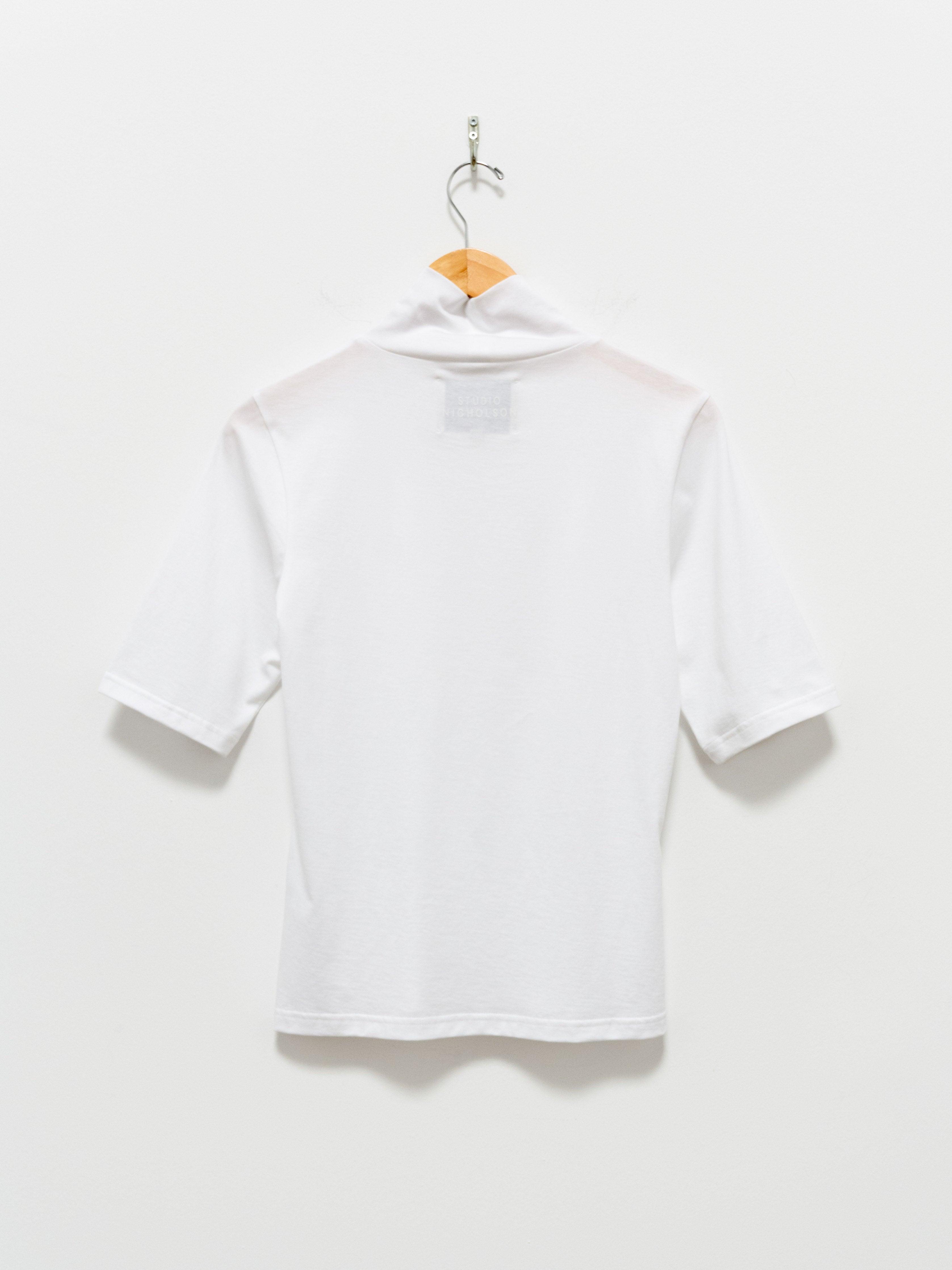 Namu Shop - Studio Nicholson Barelli Roll Neck Top - Off White