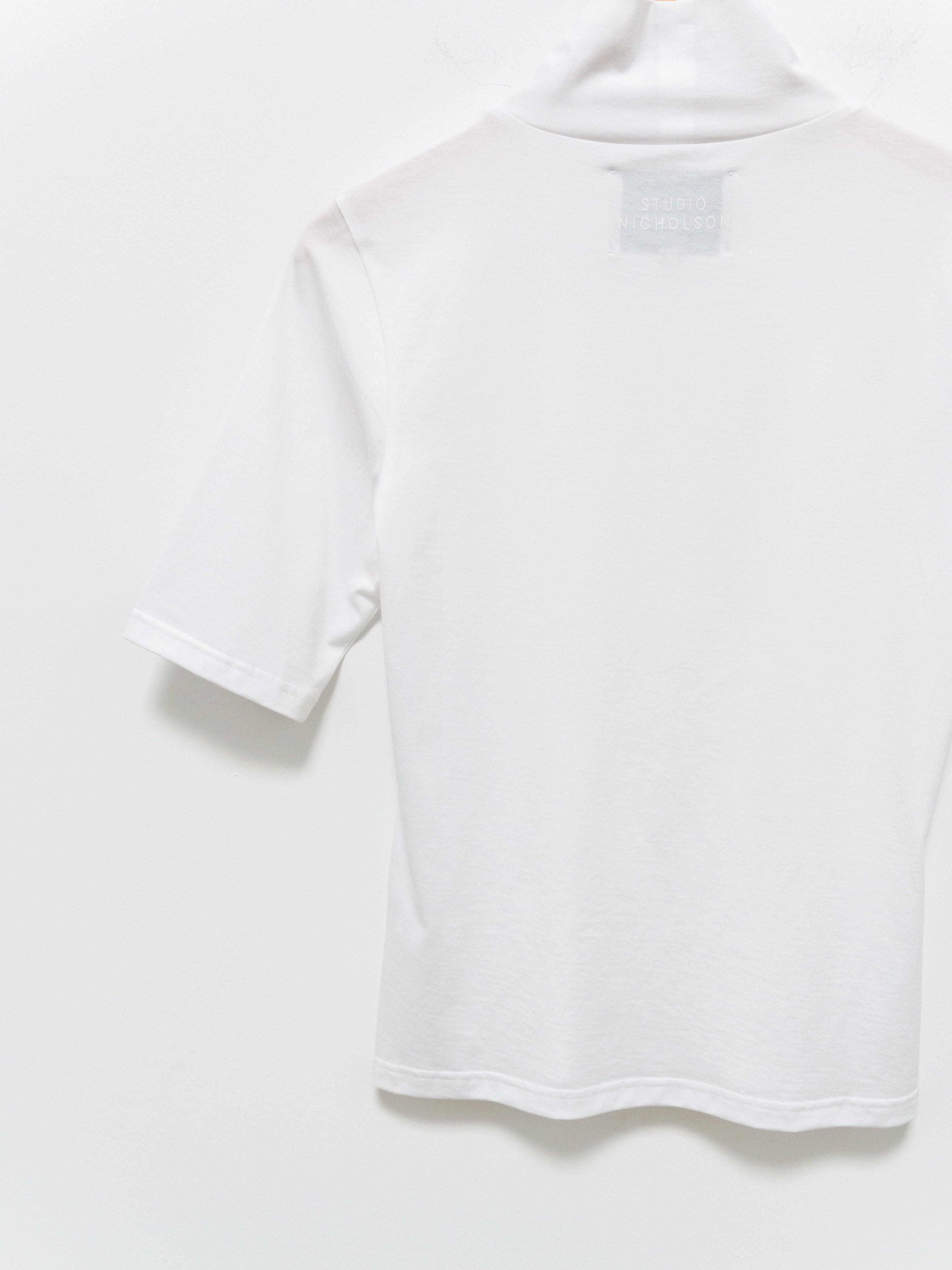 Namu Shop - Studio Nicholson Barelli Roll Neck Top - Off White