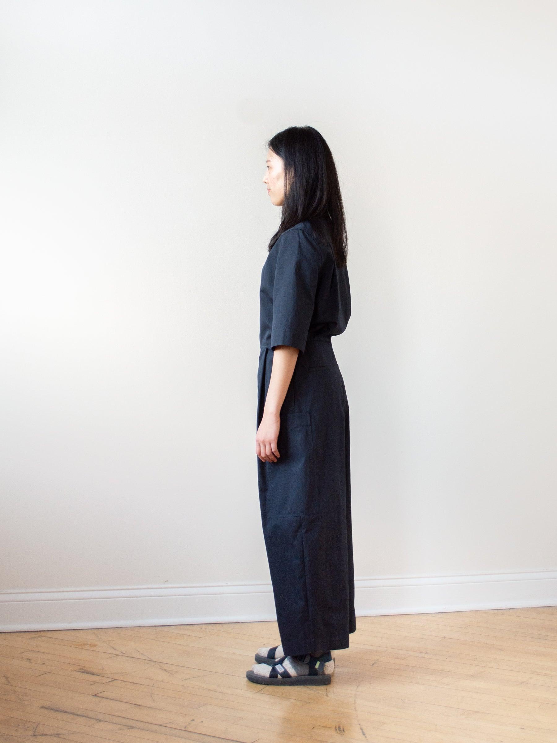 Namu Shop - Studio Nicholson Berte Utility Jumpsuit - Dark Navy