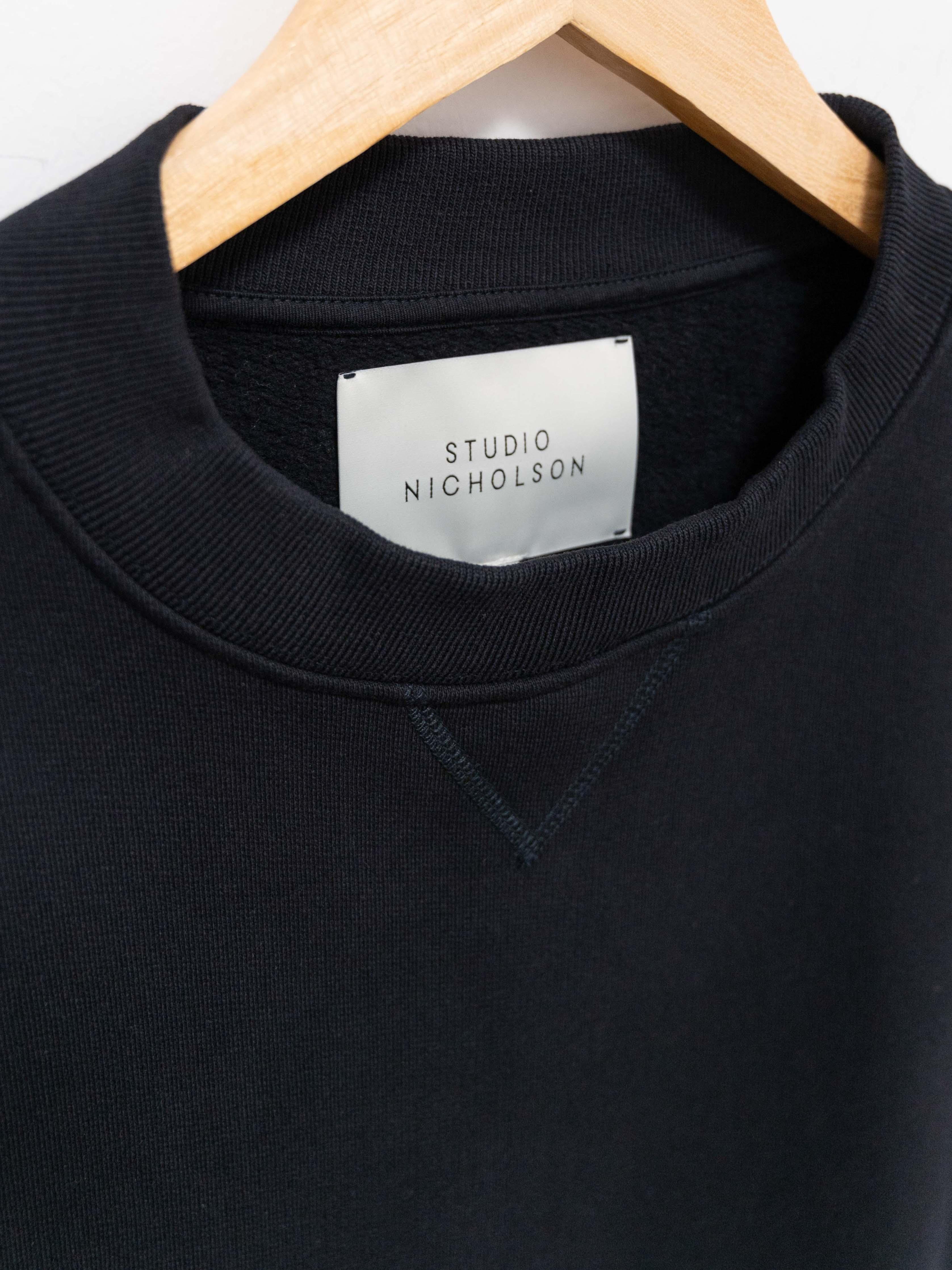 Namu Shop - Studio Nicholson Brawn Sweatshirt Top - Darkest Navy
