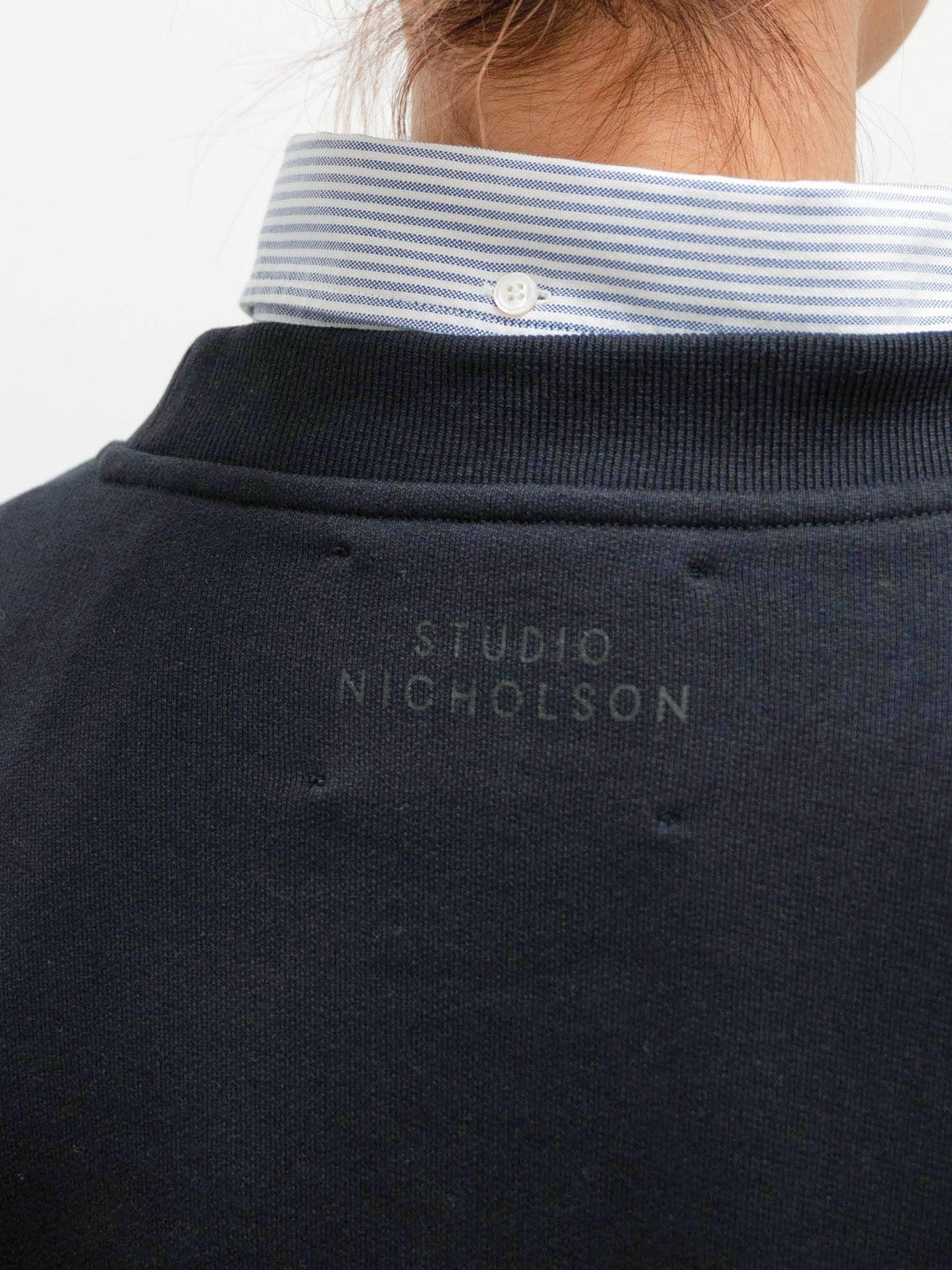 Namu Shop - Studio Nicholson Creed Oxford Shirt - Cornflower Stripe