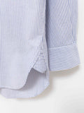 Namu Shop - Studio Nicholson Creed Oxford Shirt - Cornflower Stripe