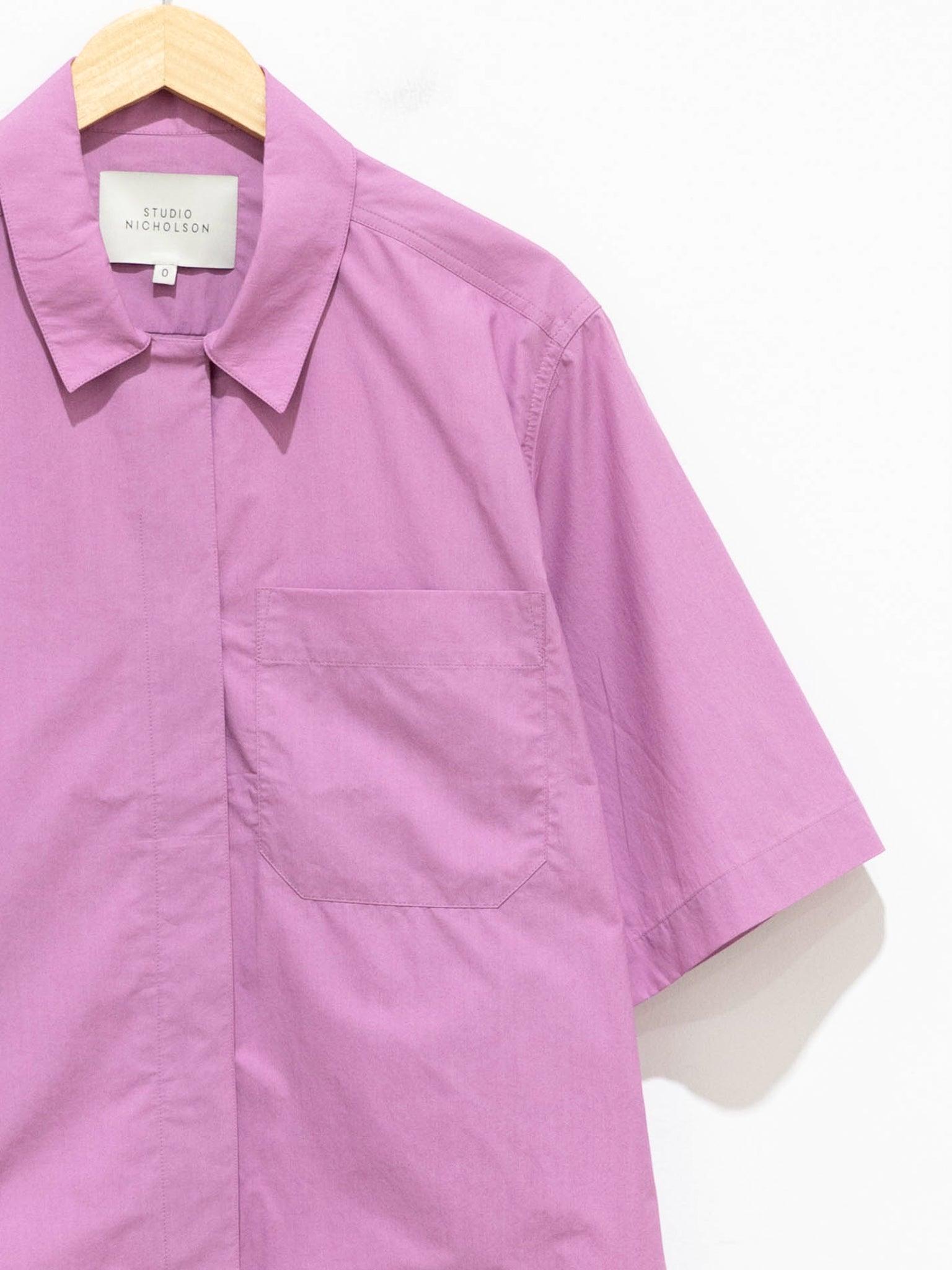 Namu Shop - Studio Nicholson Elio Camp Shirt - Lilac