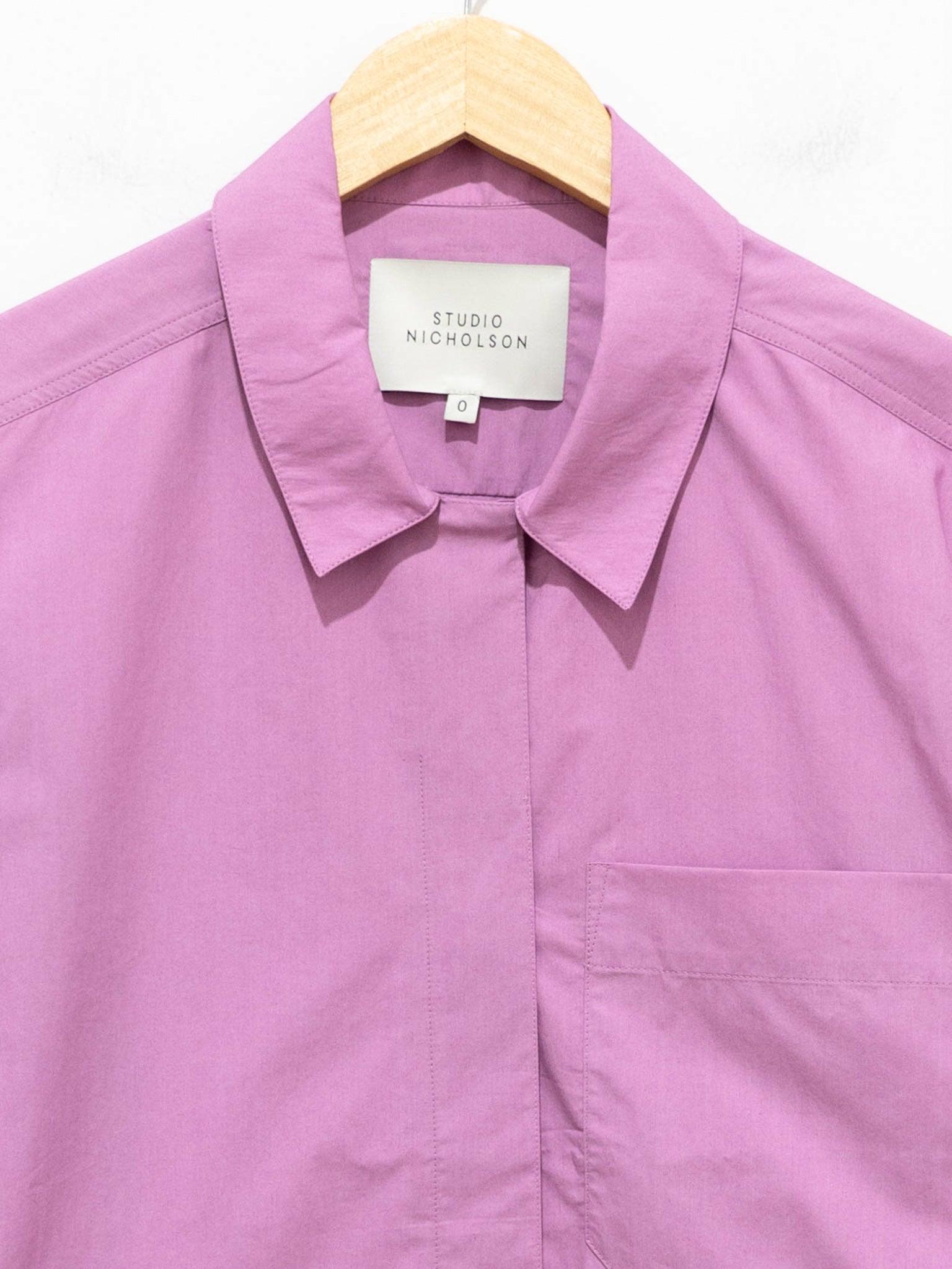 Namu Shop - Studio Nicholson Elio Camp Shirt - Lilac