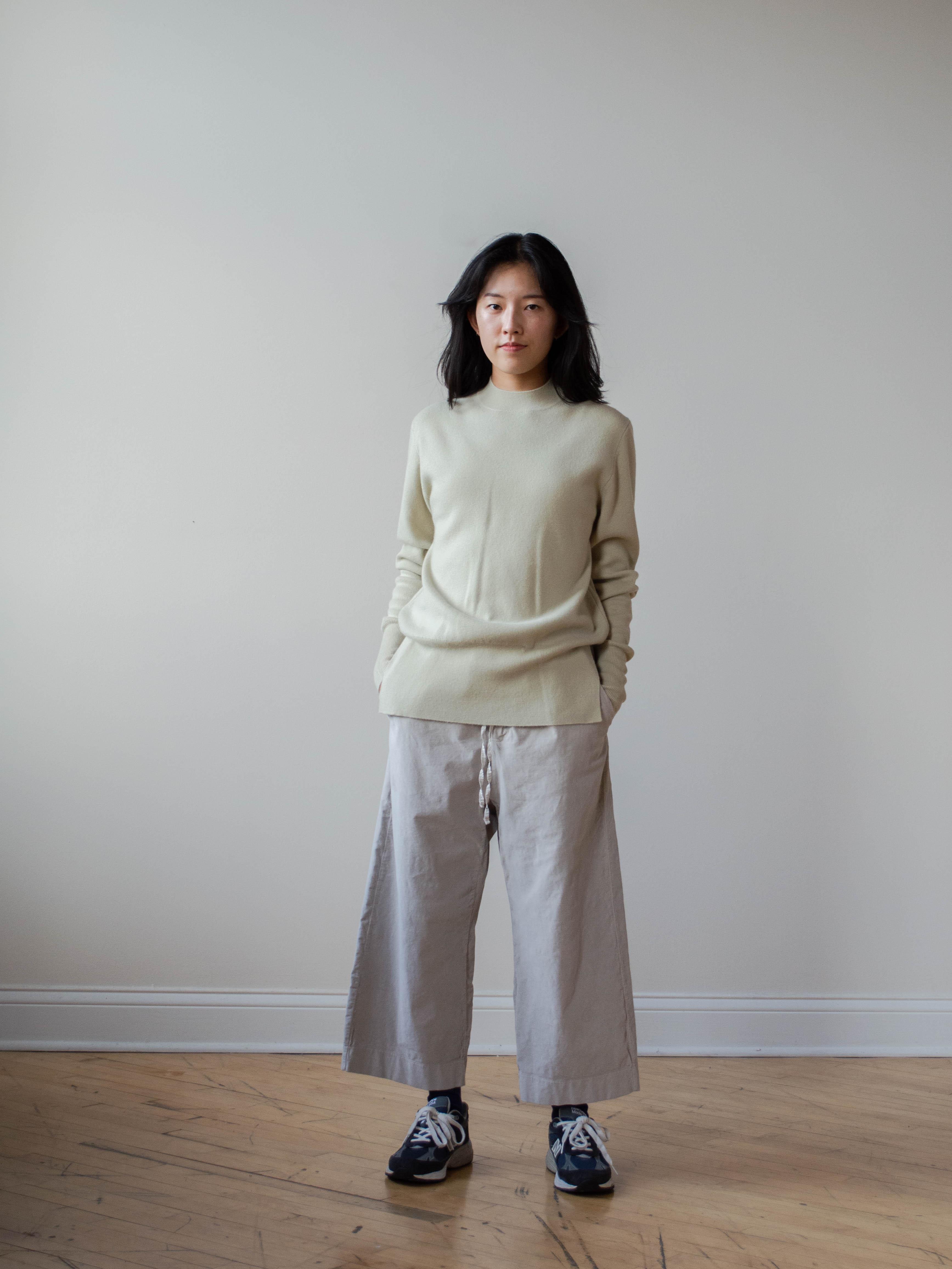 Namu Shop - Studio Nicholson Garde Merino Cashmere Crewneck Knit - Melon