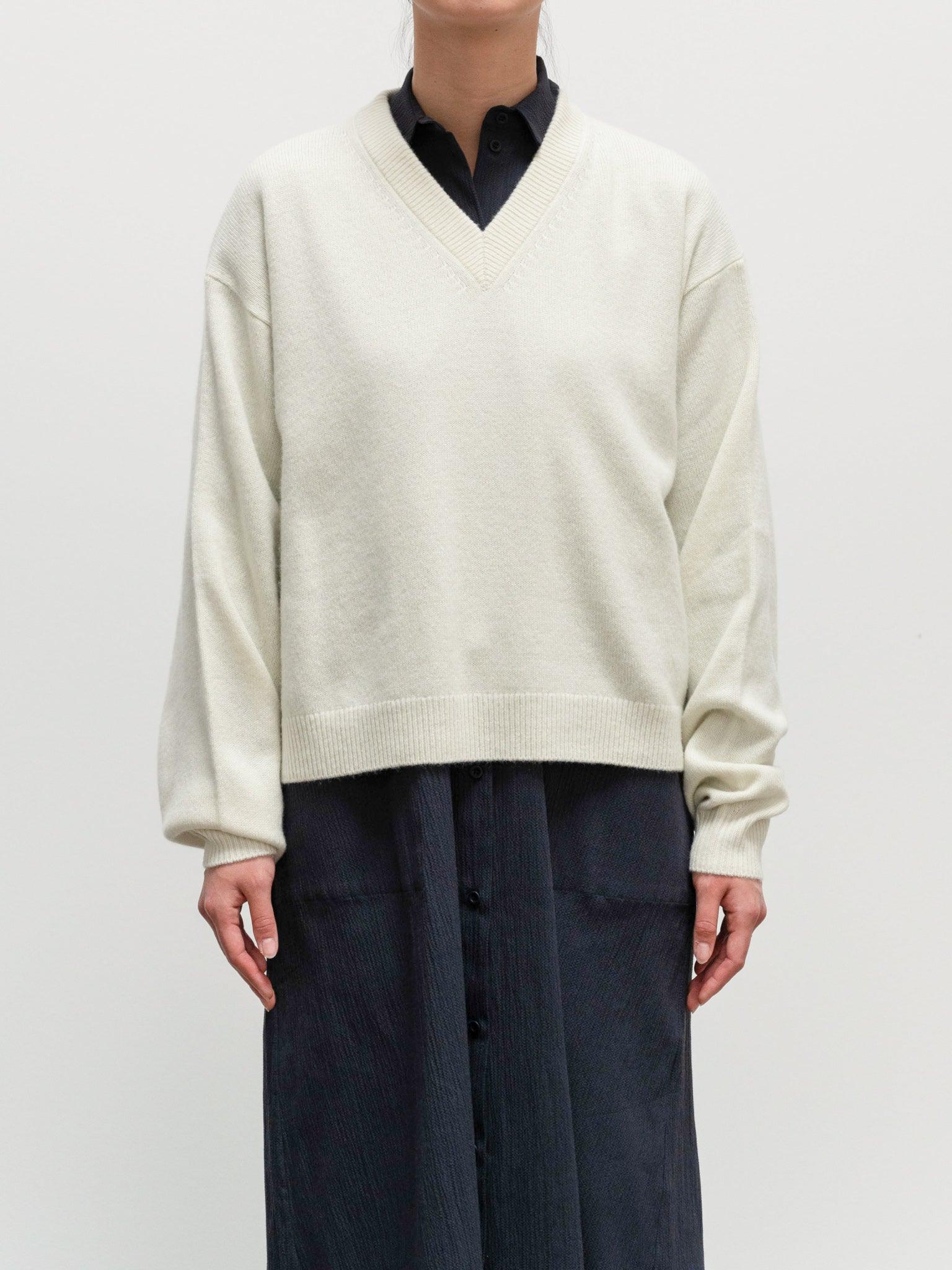 Namu Shop - Studio Nicholson Ghia Extra Fine Lambswool Knit - Birch