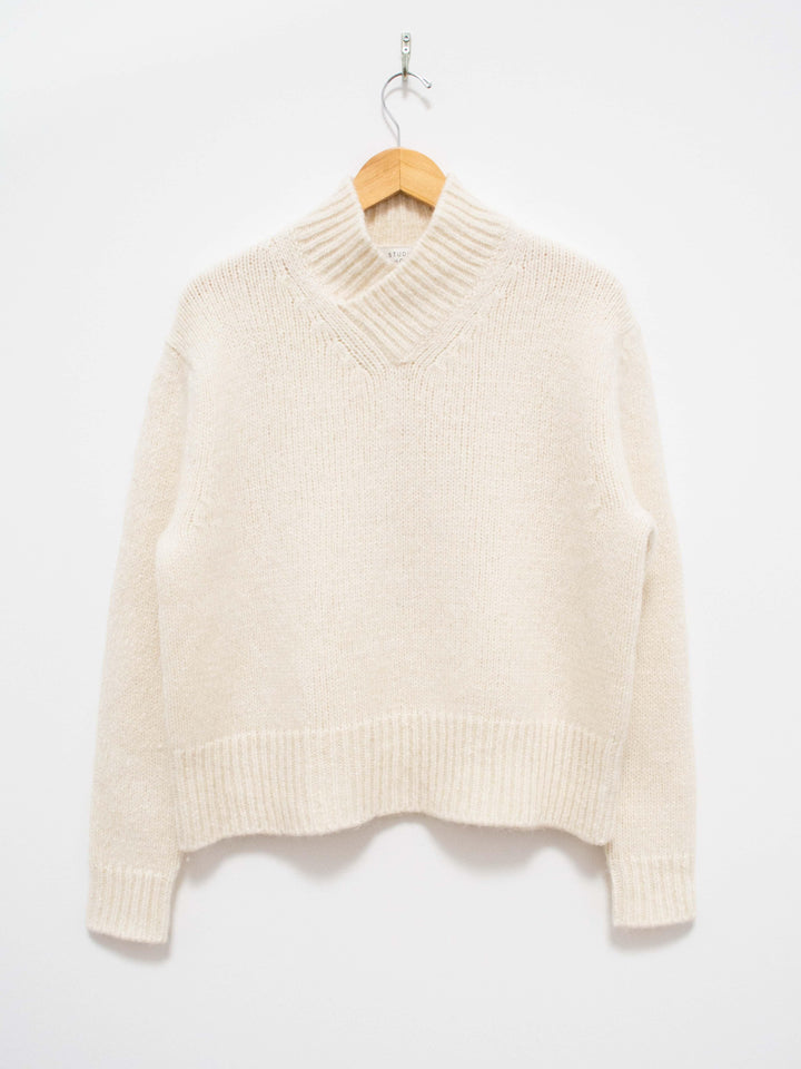 Namu Shop - Studio Nicholson Kelvin Alpaca Merino Knit - Cream