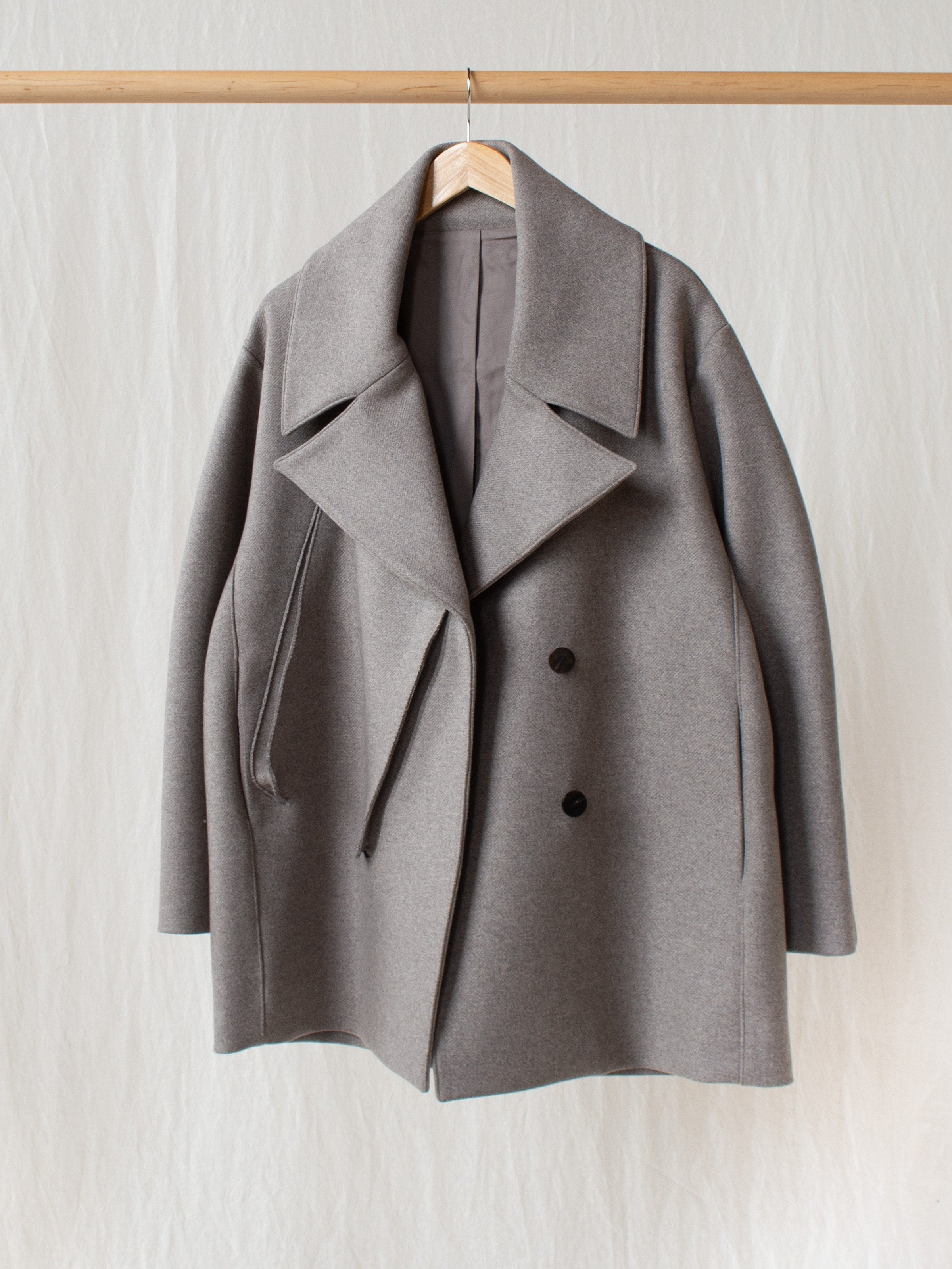 Namu Shop - Studio Nicholson Myrio Oversized Coat in Double Faced Wool