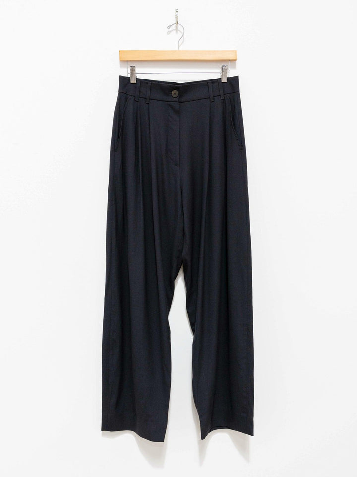 Namu Shop - Studio Nicholson Nika Double Pleat Curved Volume Pant - Graphite