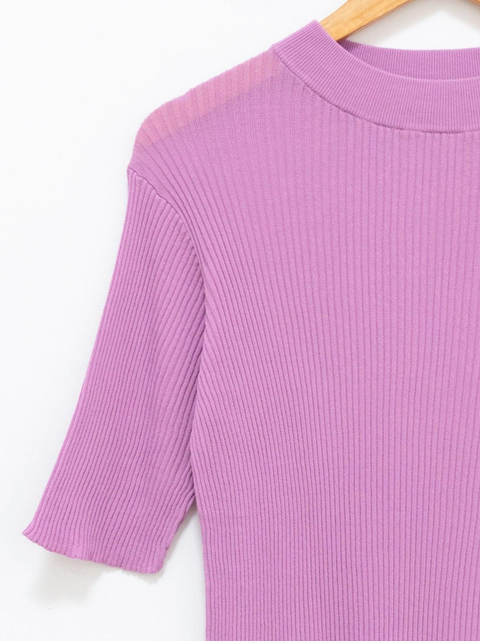 Namu Shop - Studio Nicholson Noma Crepe Knit - Lilac