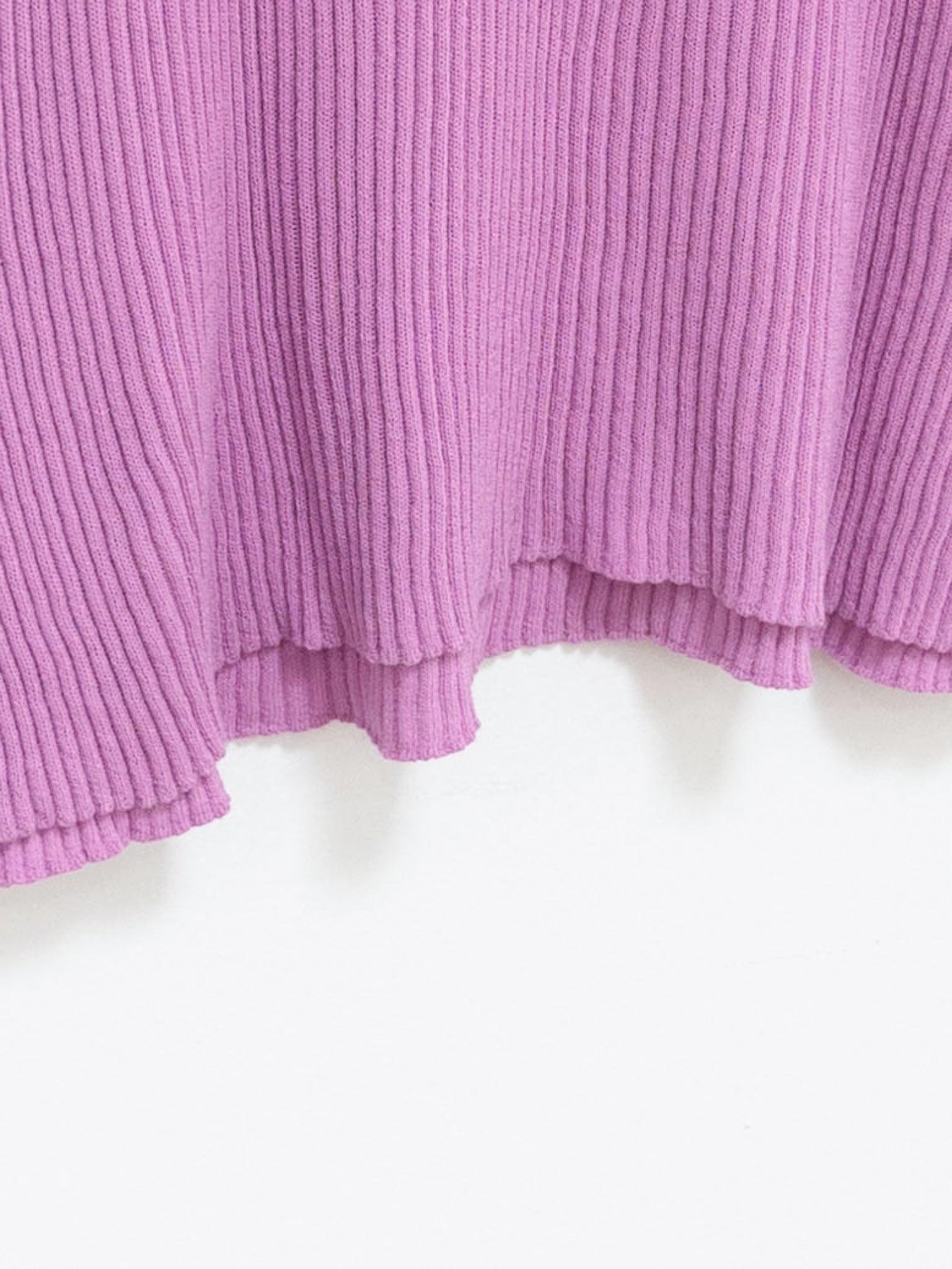 Namu Shop - Studio Nicholson Noma Crepe Knit - Lilac