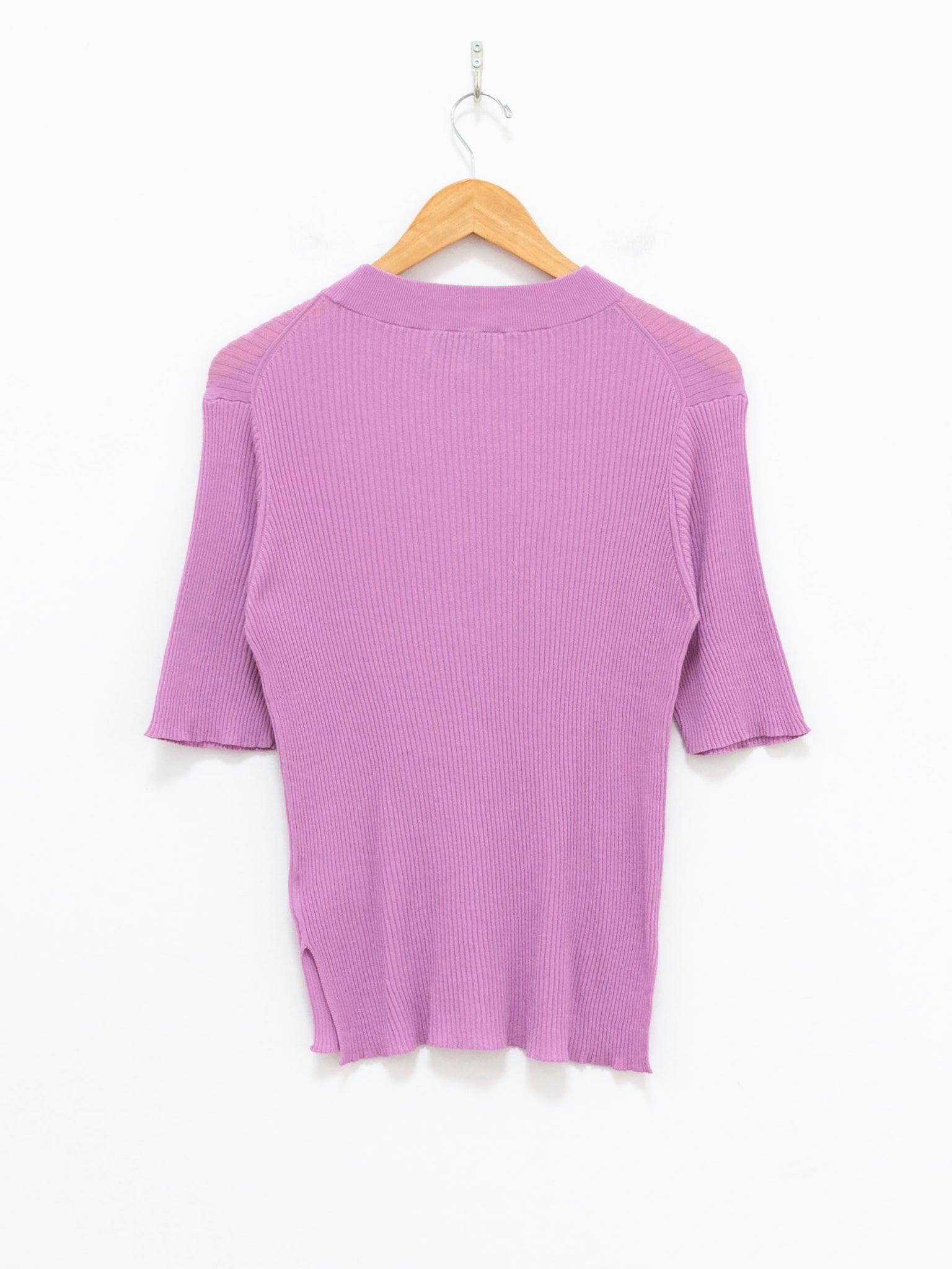 Namu Shop - Studio Nicholson Noma Crepe Knit - Lilac