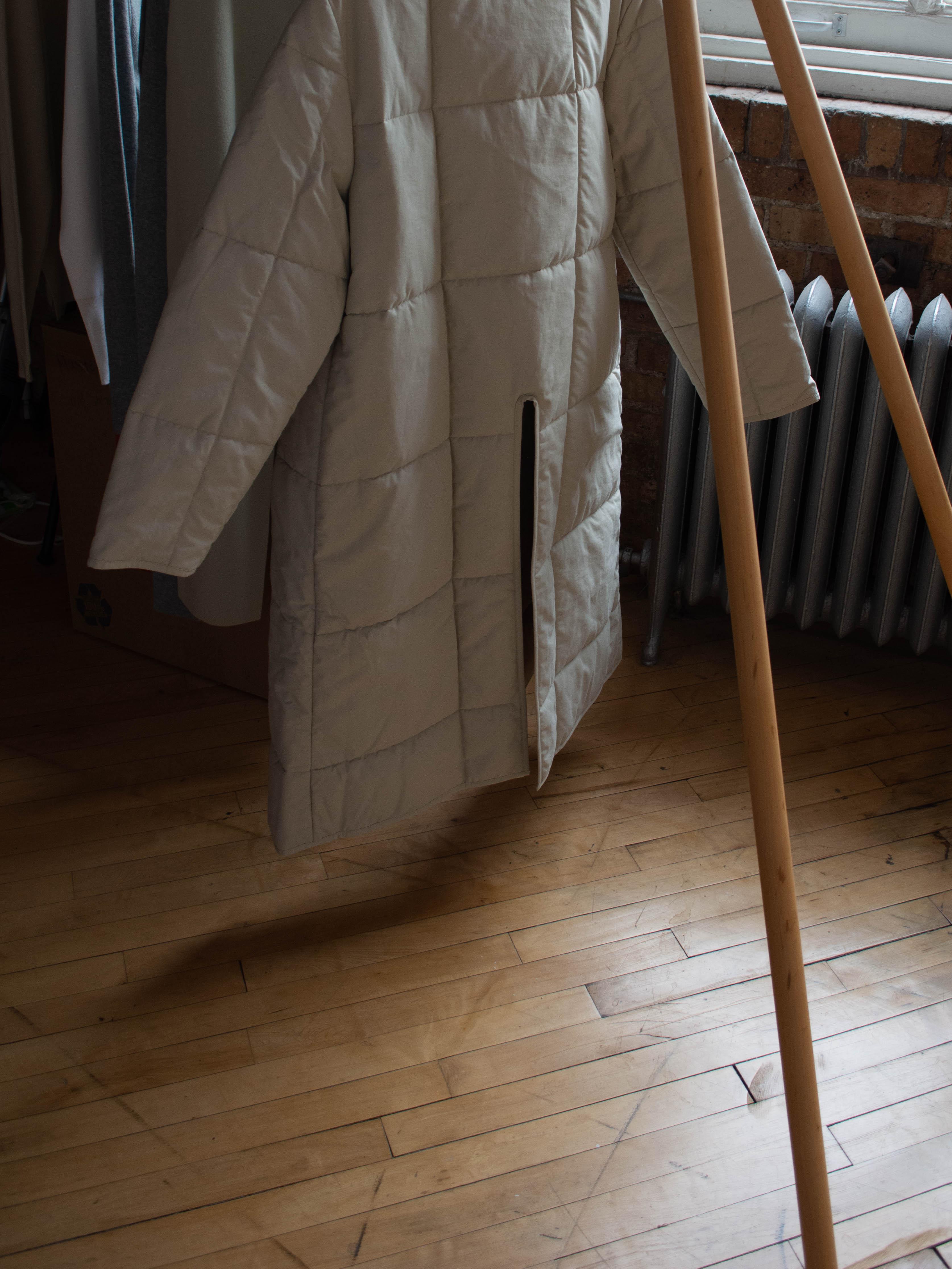 Namu Shop - Studio Nicholson Pieper Ecodown Padded Liner Coat - Stone