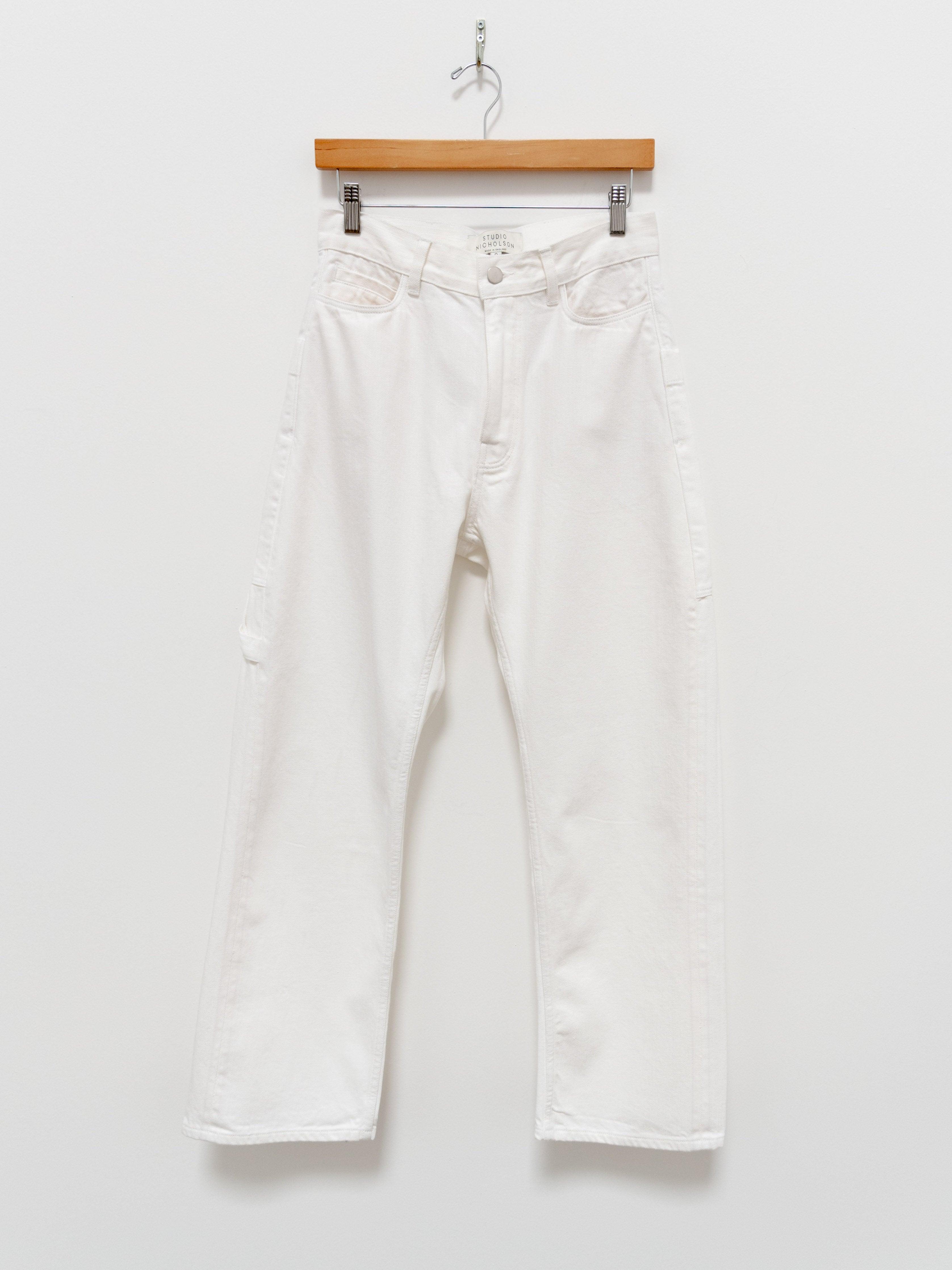 Namu Shop - Studio Nicholson Rae Carpenter Denim - Optic White
