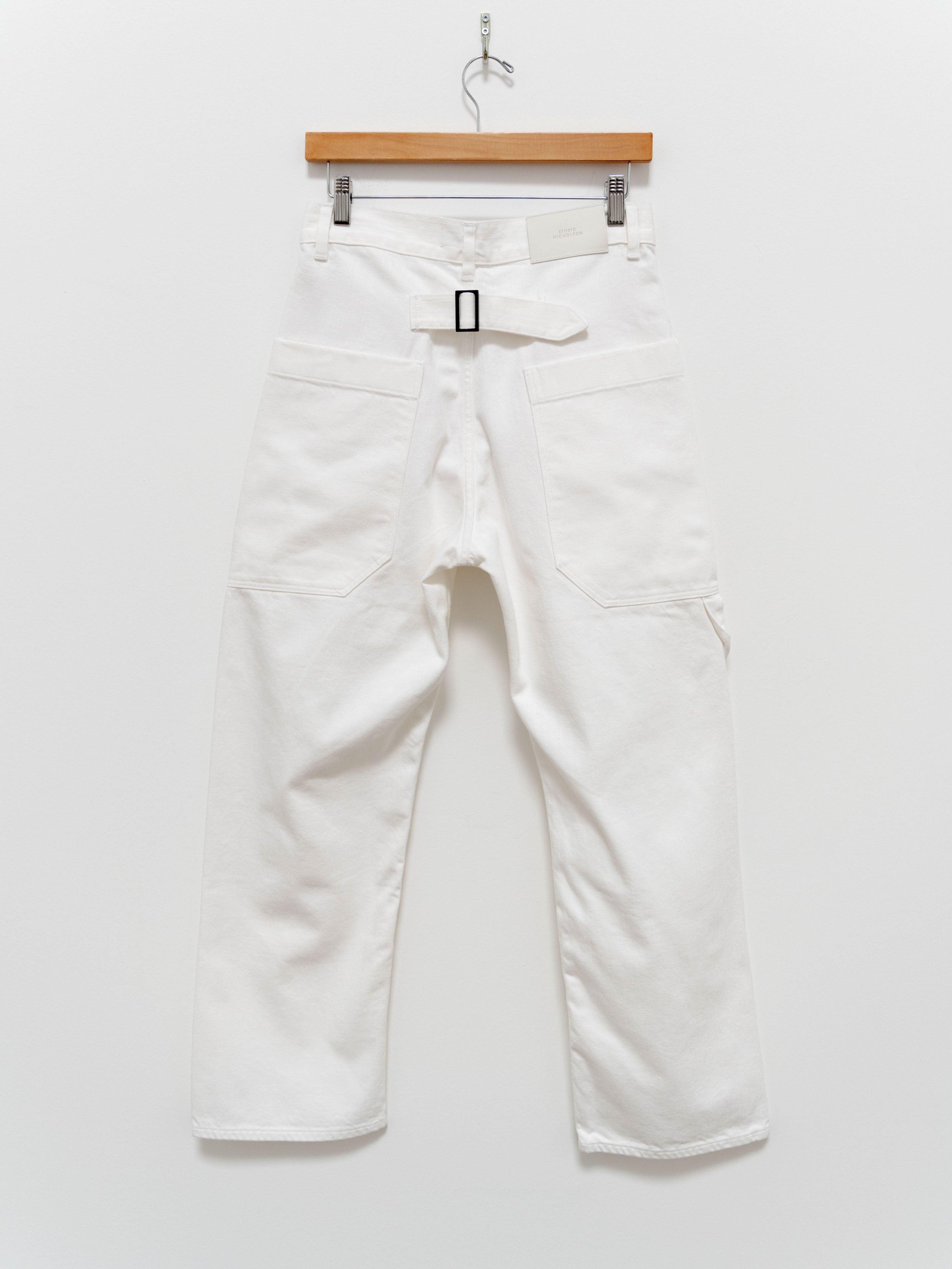 Namu Shop - Studio Nicholson Rae Carpenter Denim - Optic White