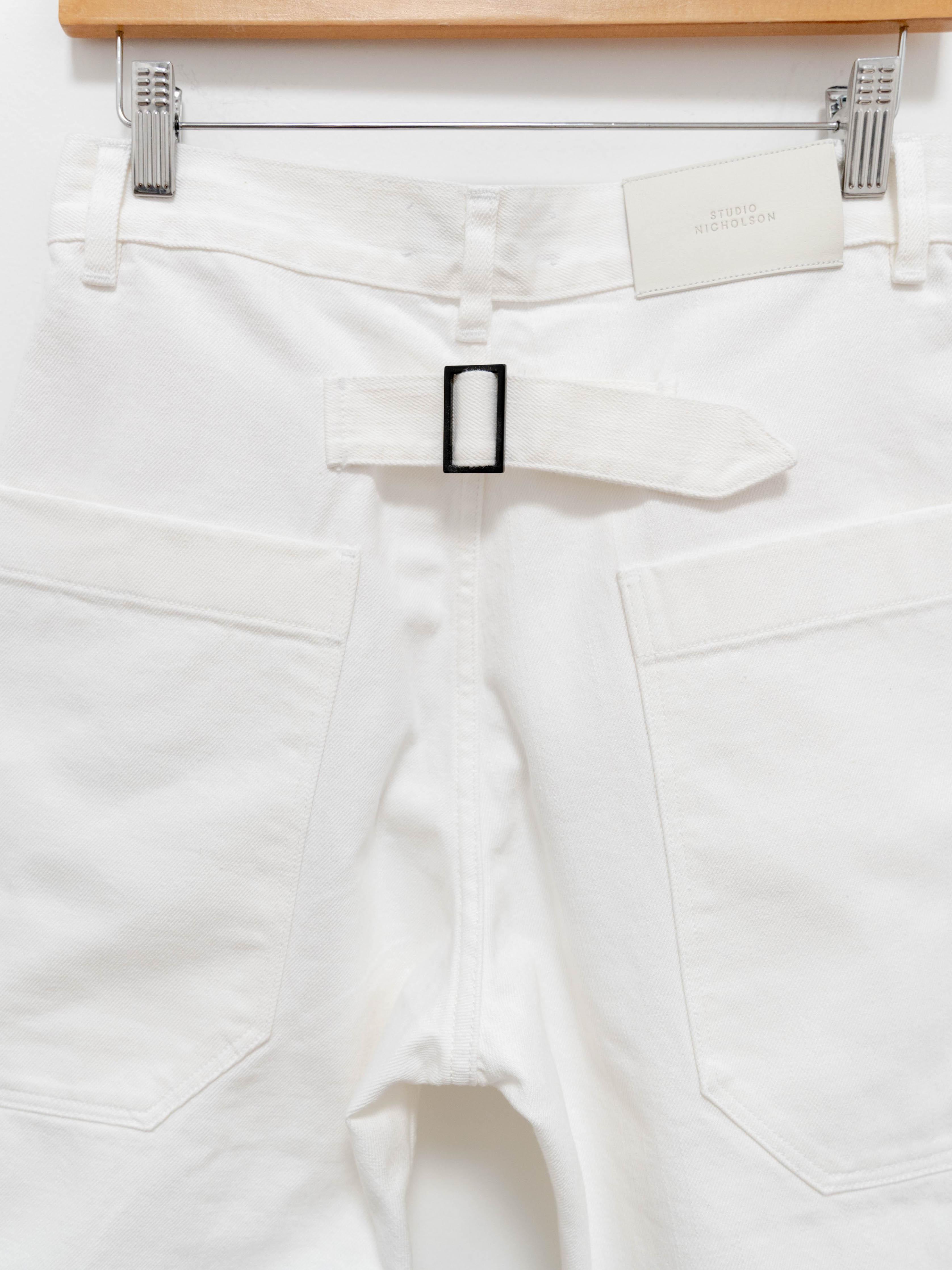 Namu Shop - Studio Nicholson Rae Carpenter Denim - Optic White