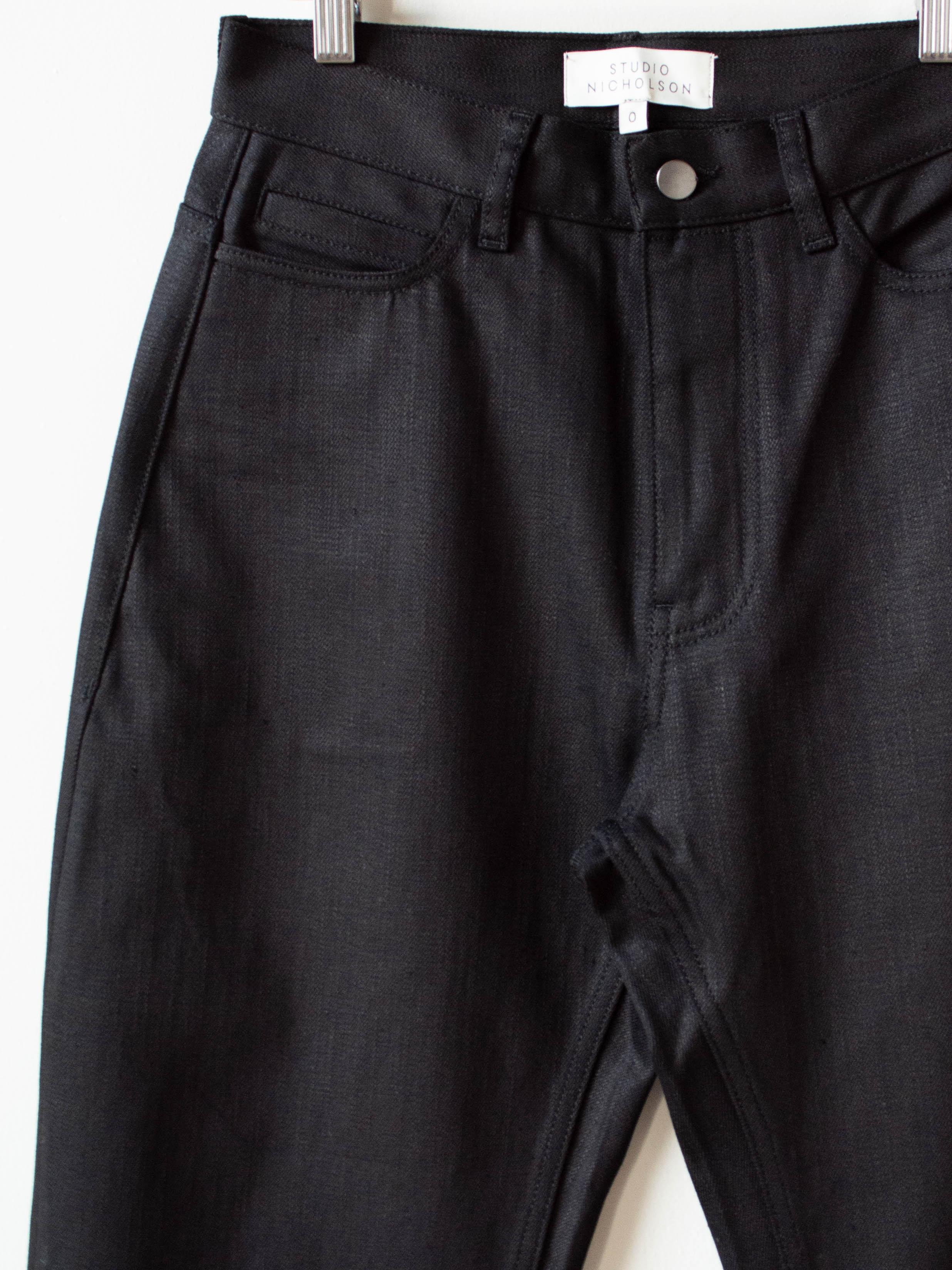 Namu Shop - Studio Nicholson Ruthe Selvedge Denim - Black